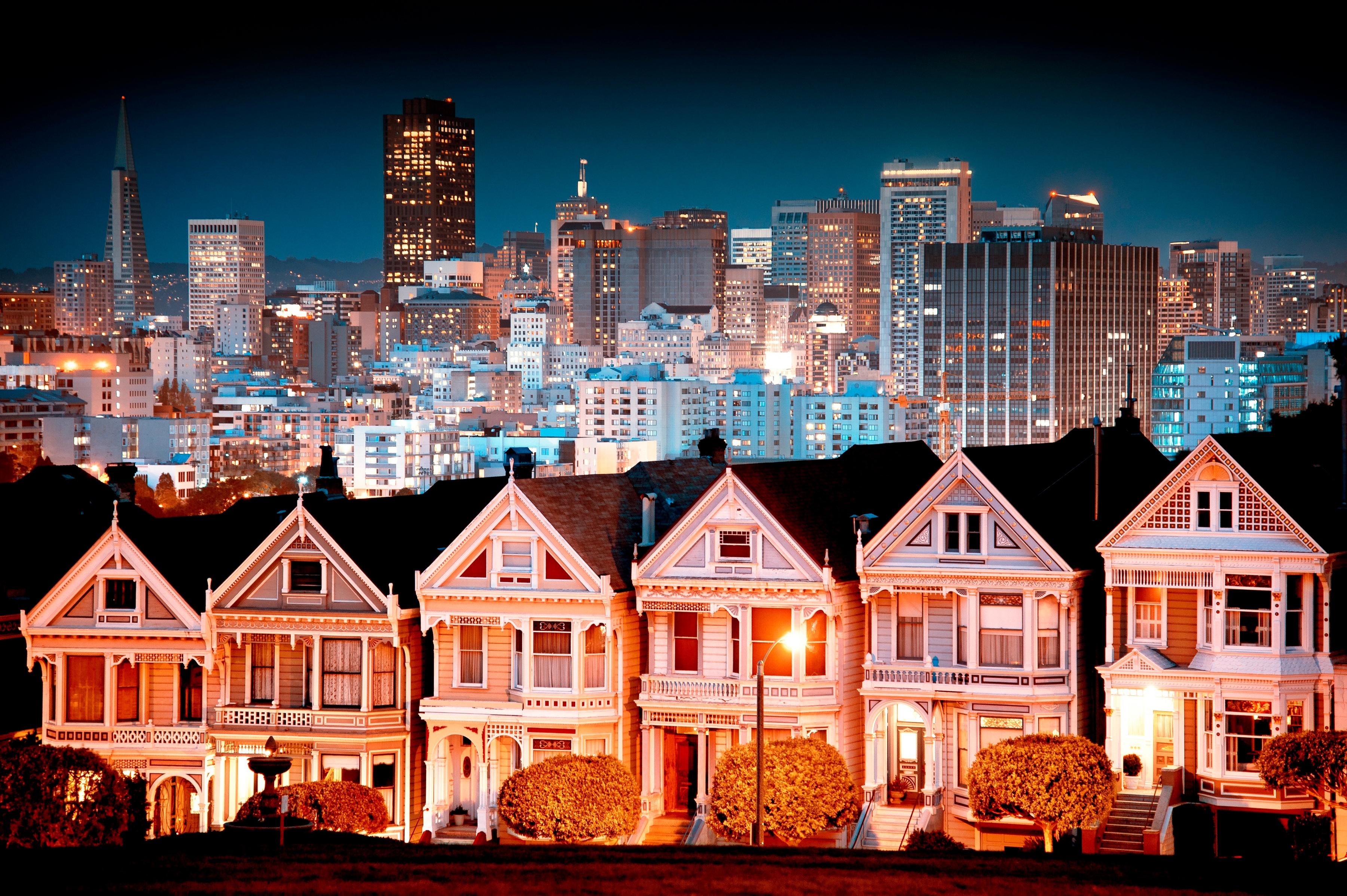 Papermoon Fototapete "Urban Landscape in San Francisco" glatt