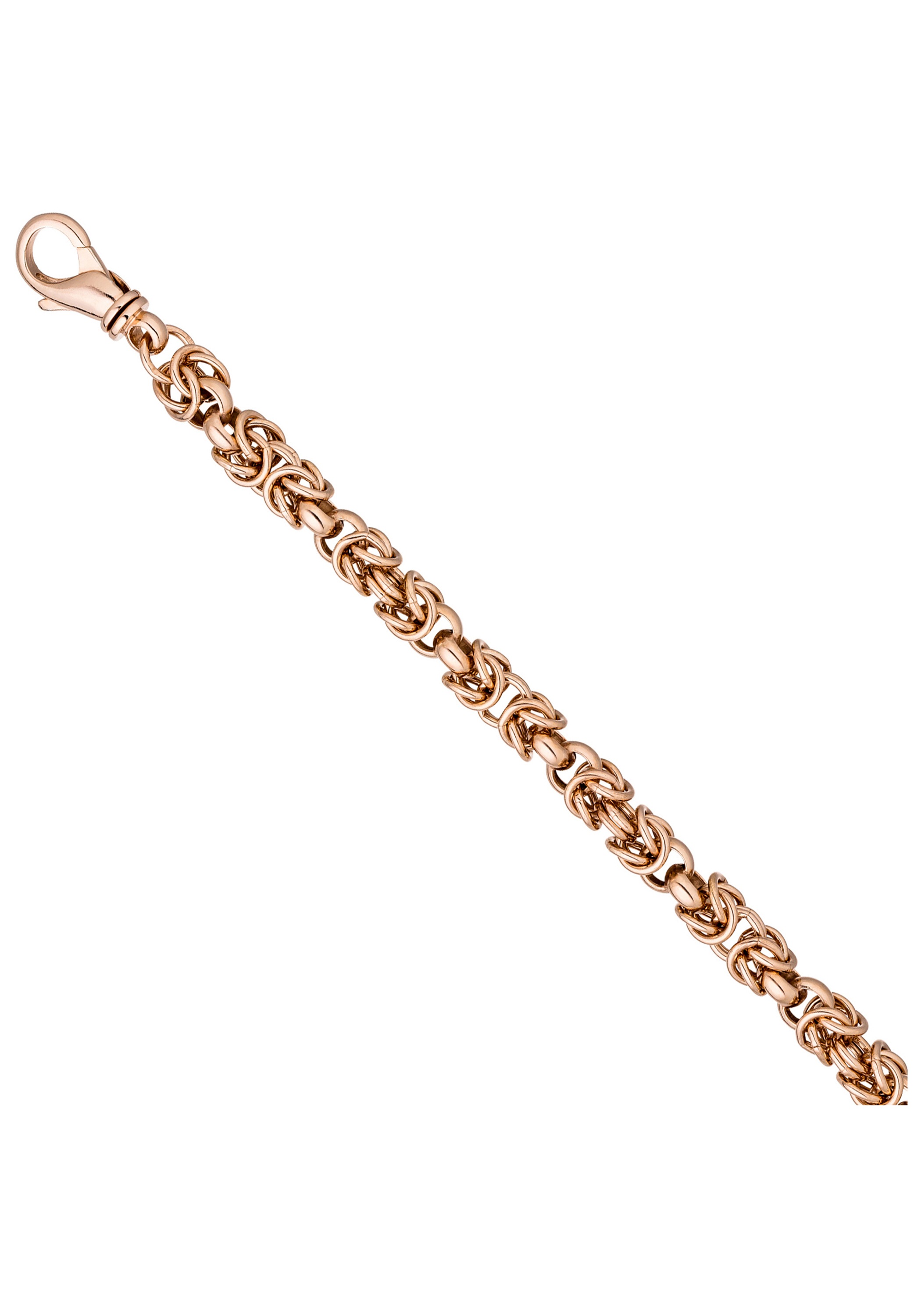 JOBO Armband, 925 Silber roségold vergoldet 20 cm