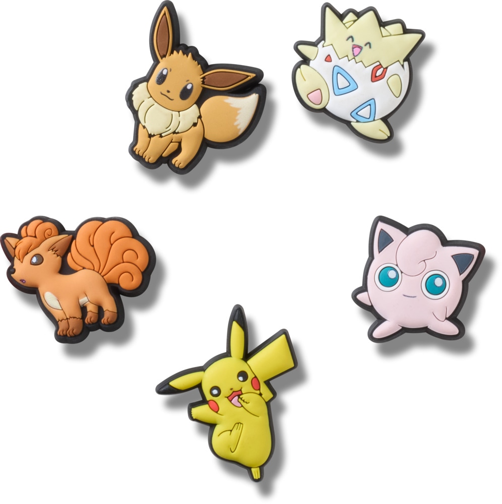 Crocs Schuhanstecker »Jibbitz™ Pokemon Character«, (Set, 5 tlg., Kein Spielzeug. Nicht für Kinder unter 3 Jahren geeignet), Charm, Anstecker für Crocs Schuhe