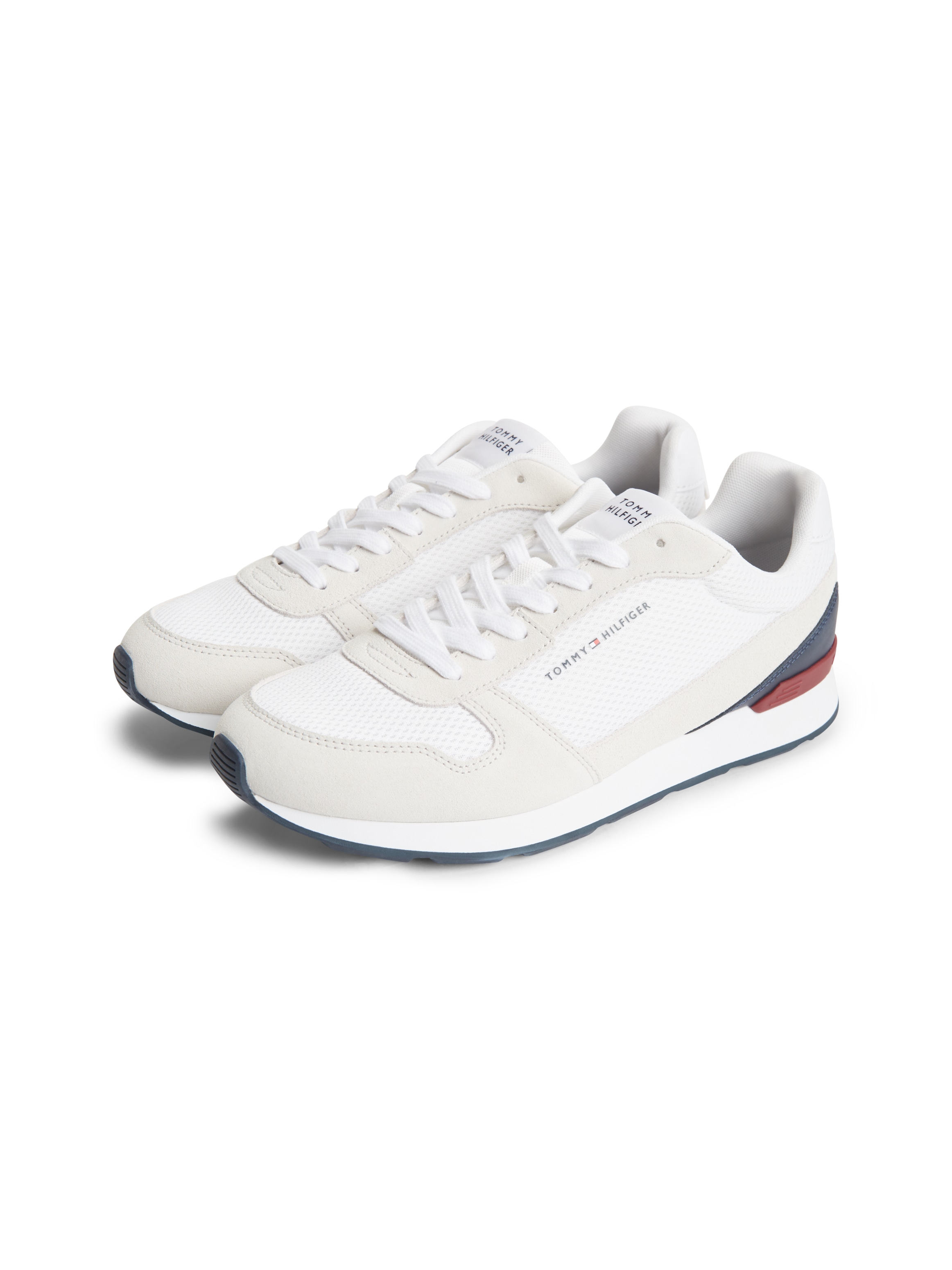 Tommy Hilfiger Sneaker "LIGHT EVA RUNNER SEASONAL MESH" Freizeitschuh, Halbschuh, Schnürschuh mit Kontrastbesätzen