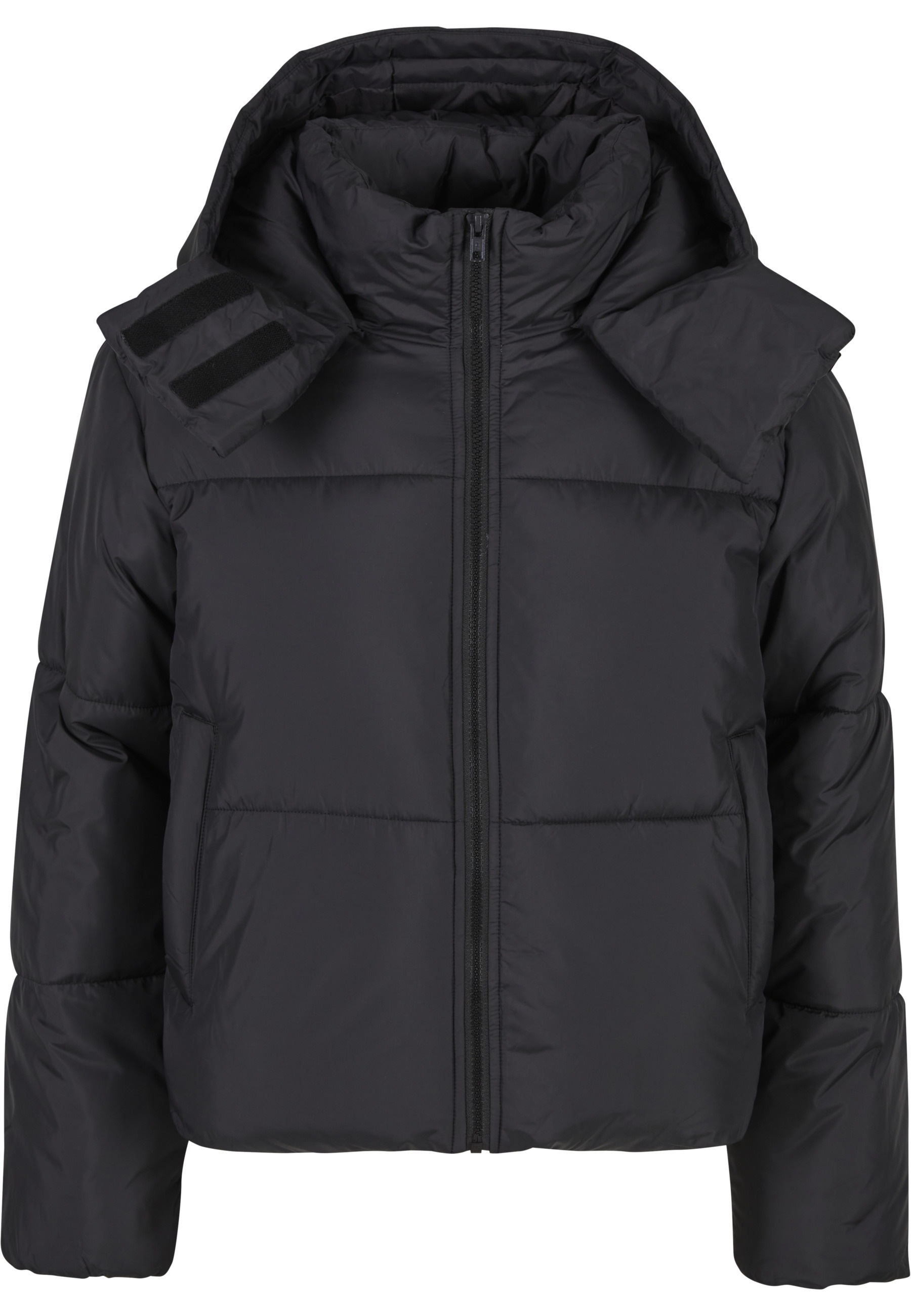 URBAN CLASSICS Winterjacke »Urban Classics Ladies Hooded Collar Puffer Jacket« 1 Stk. tlg. mit Kapuze