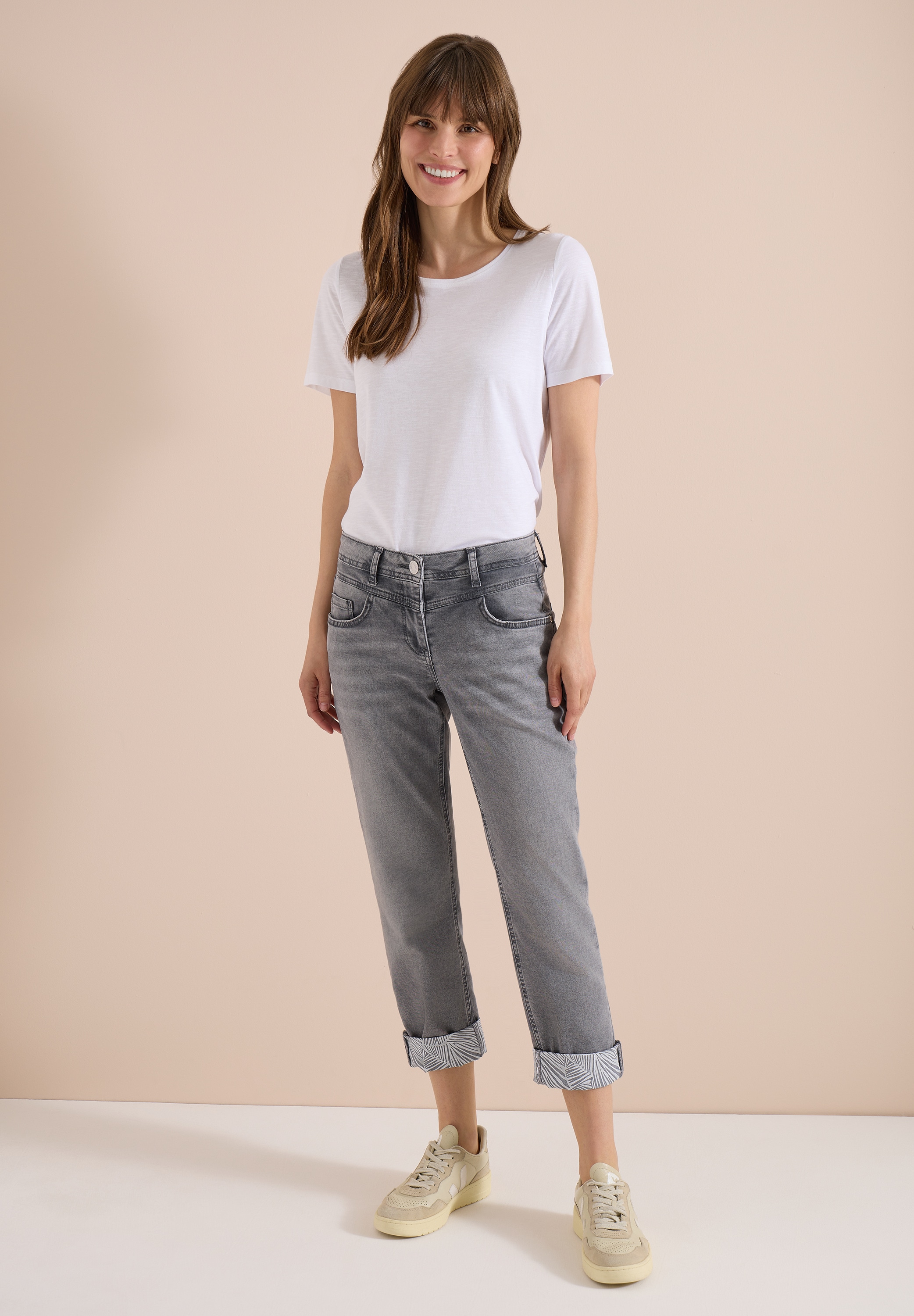 Cecil Comfort-fit-Jeans Middle Waist