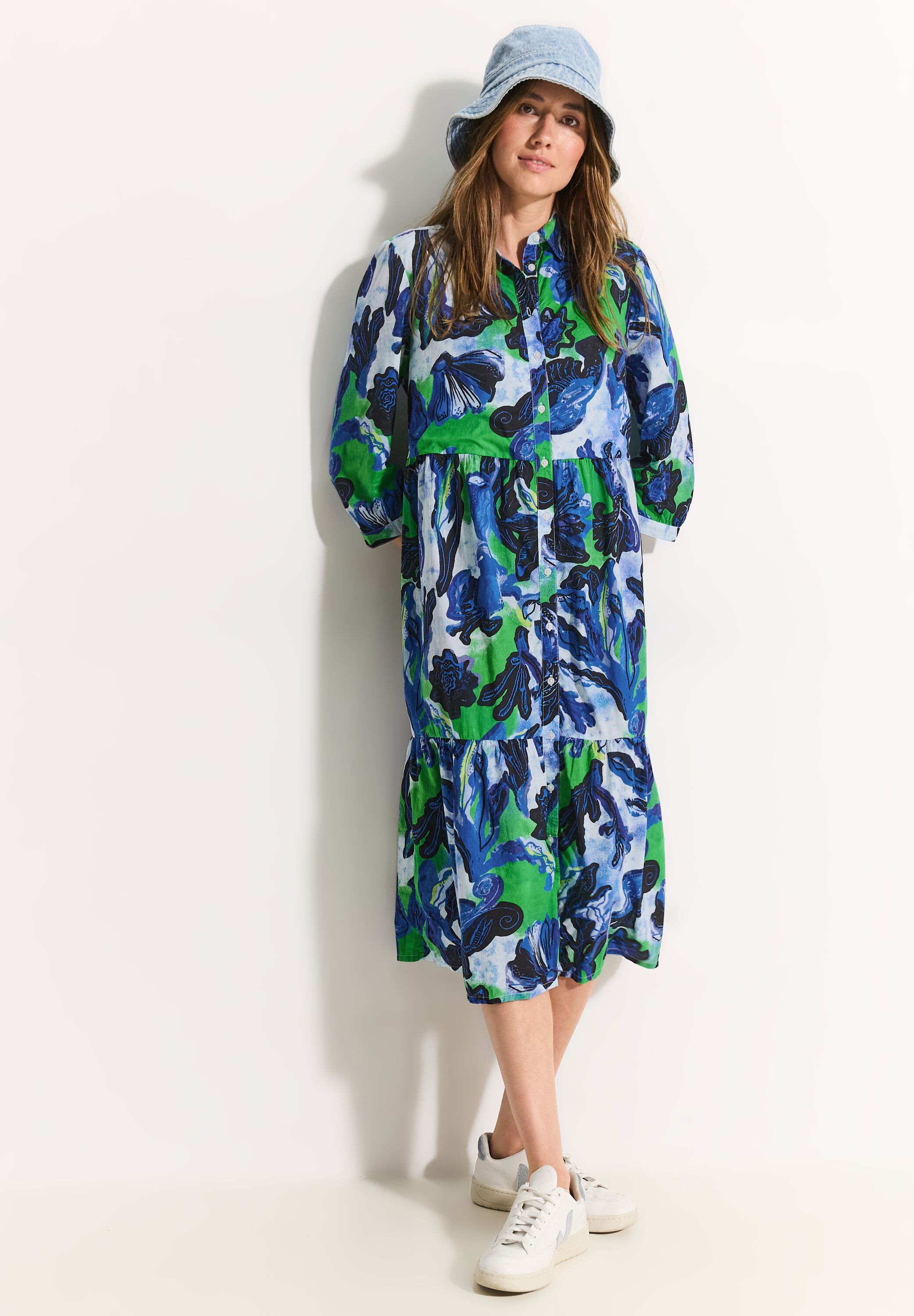 Thumbnail - Cecil Blusenkleid, mit Knopfleiste