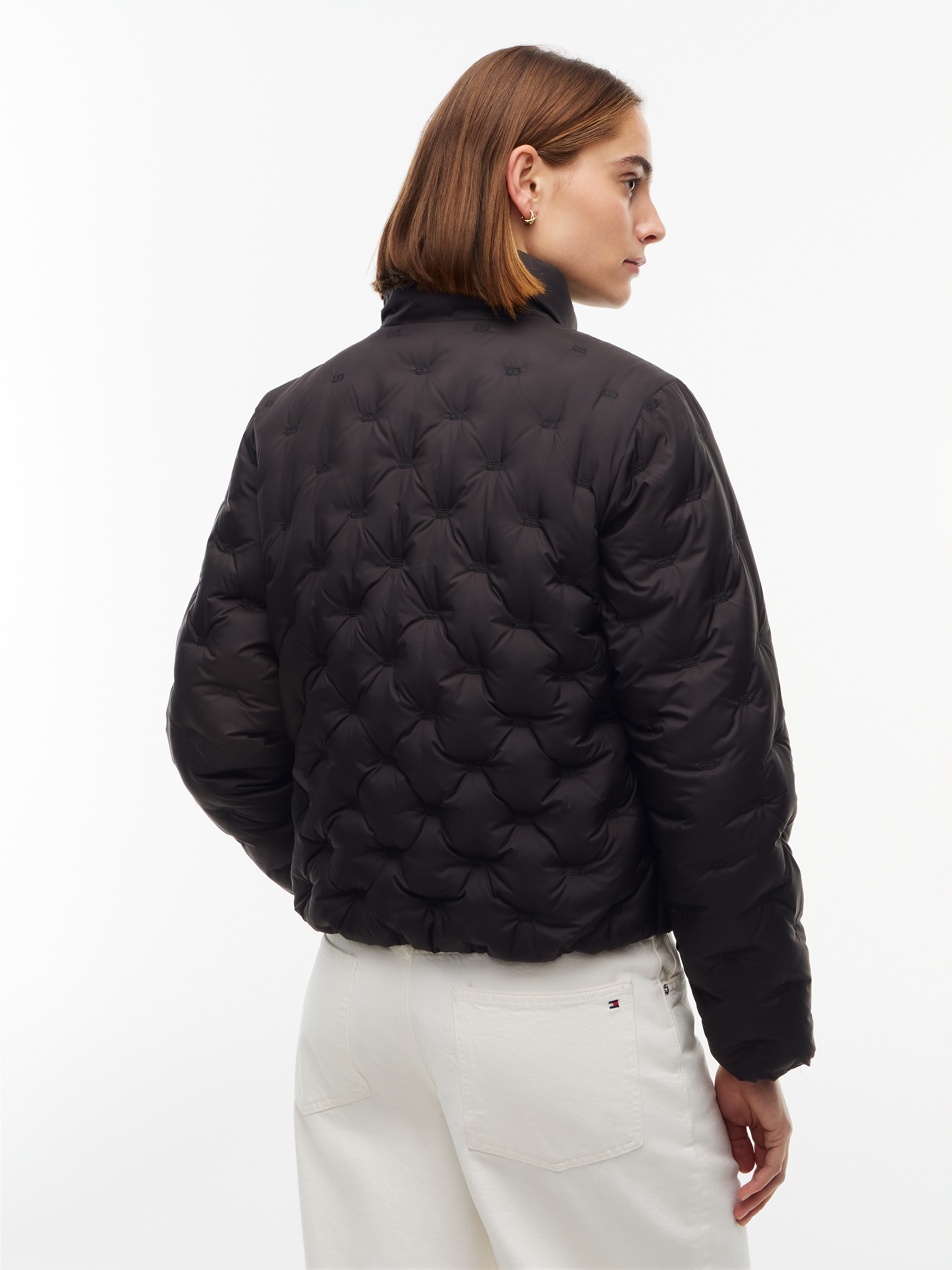 Tommy Hilfiger Steppjacke »LW DOWN FLAG QUILT JACKET« Kunstfaser