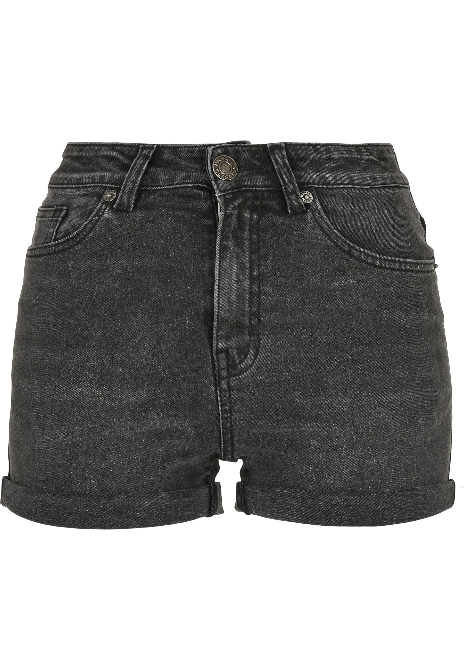 URBAN CLASSICS Stoffhose "Urban Classics Damen Ladies 5 Pocket Shorts" günstig online kaufen