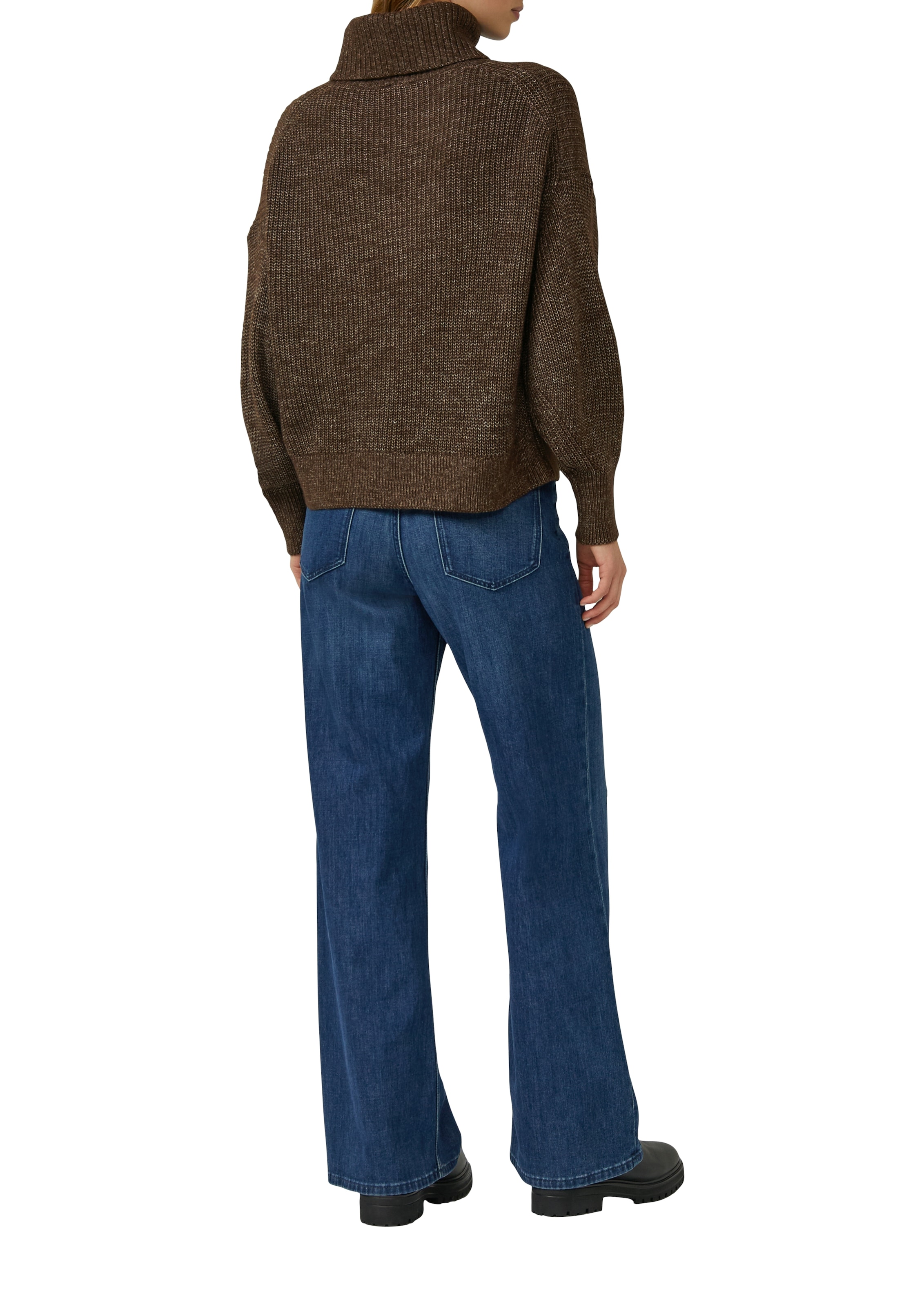 s.Oliver Strickpullover Oversize, mit weiten Ärmeln und Rollkragen