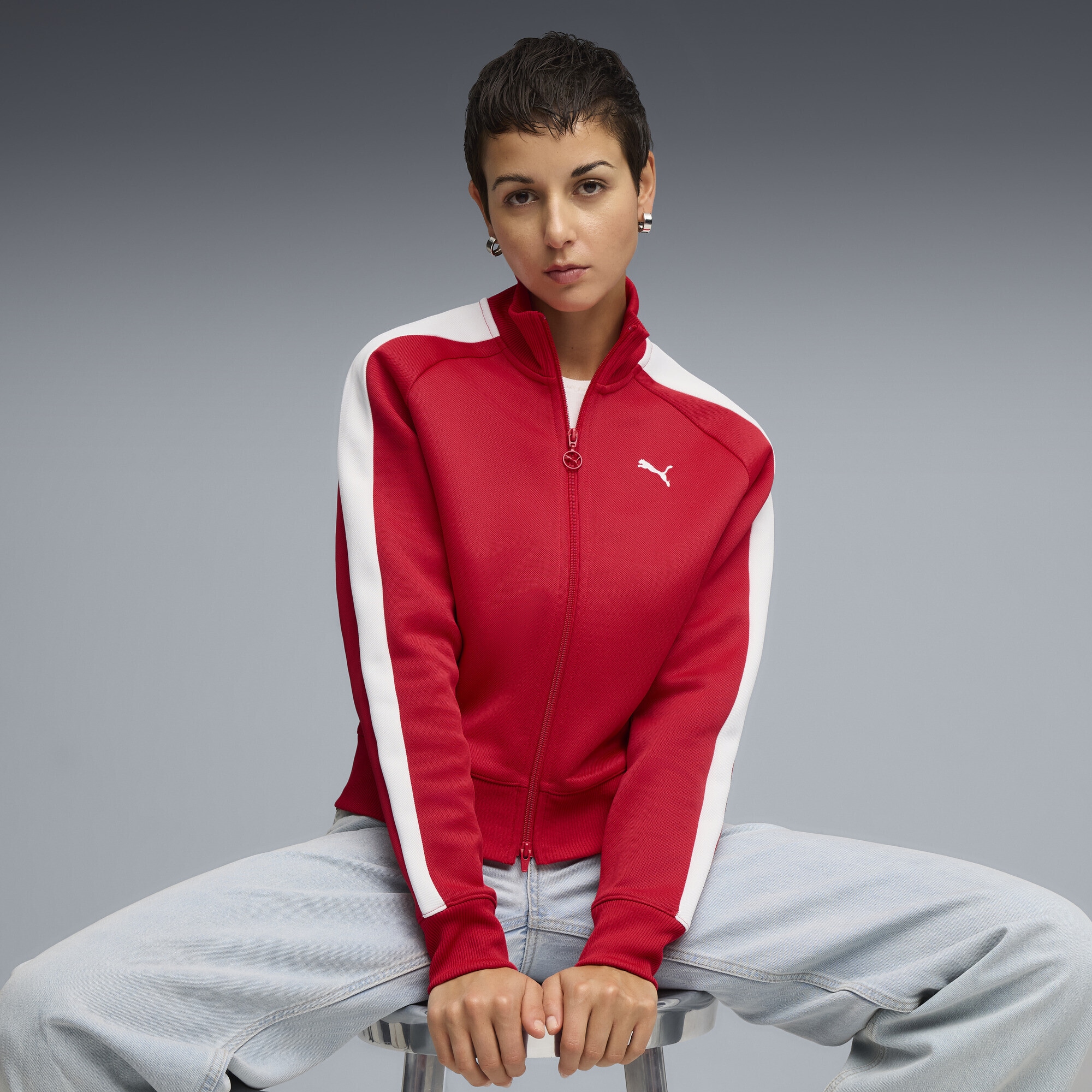 PUMA Trainingsjacke »T7 ALWAYS ON Kurze Trainingsjacke Damen«