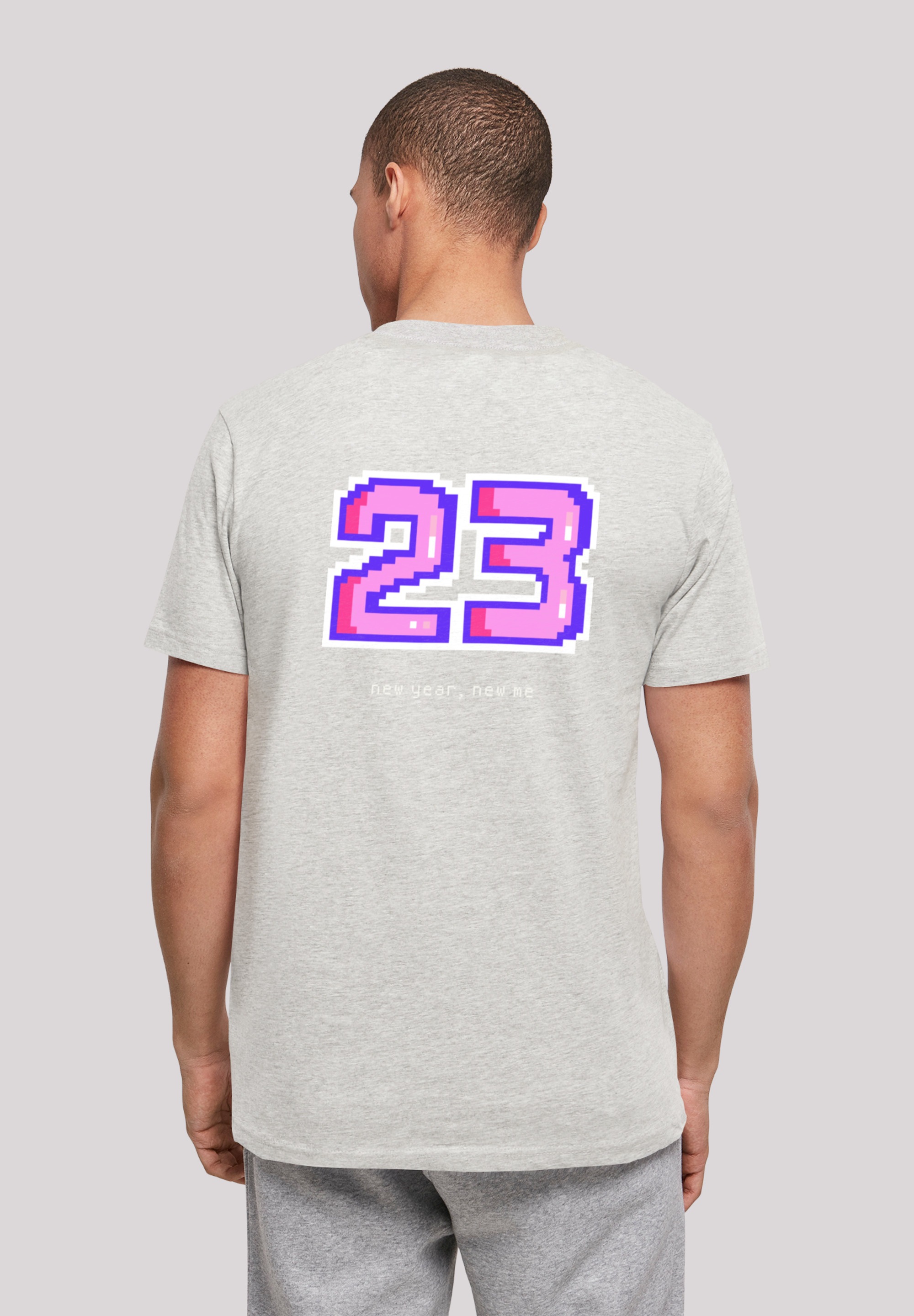 F4NT4STIC T-Shirt »Happy People Only Good Vibes«, Print