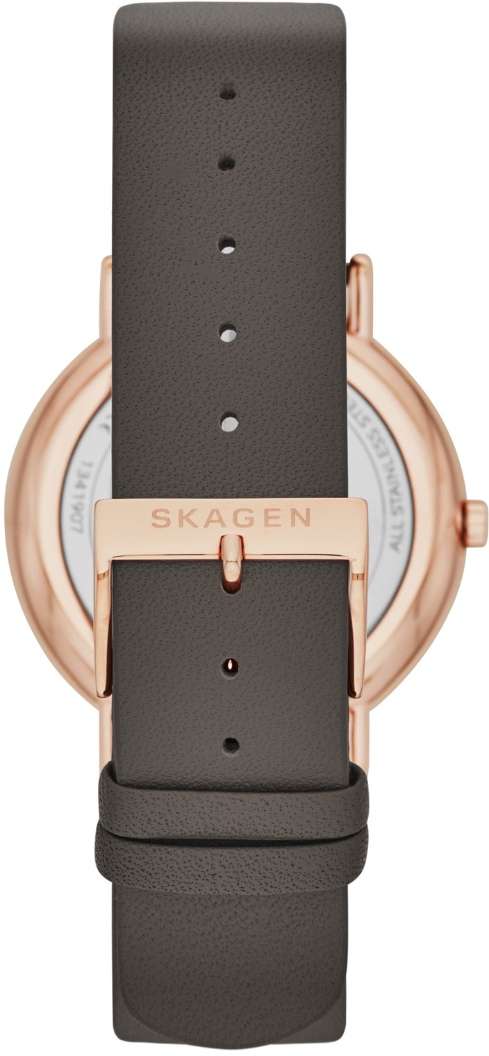 Skagen Quarzuhr »Signatur, SKW2794«, Armbanduhr, Damenuhr, analog