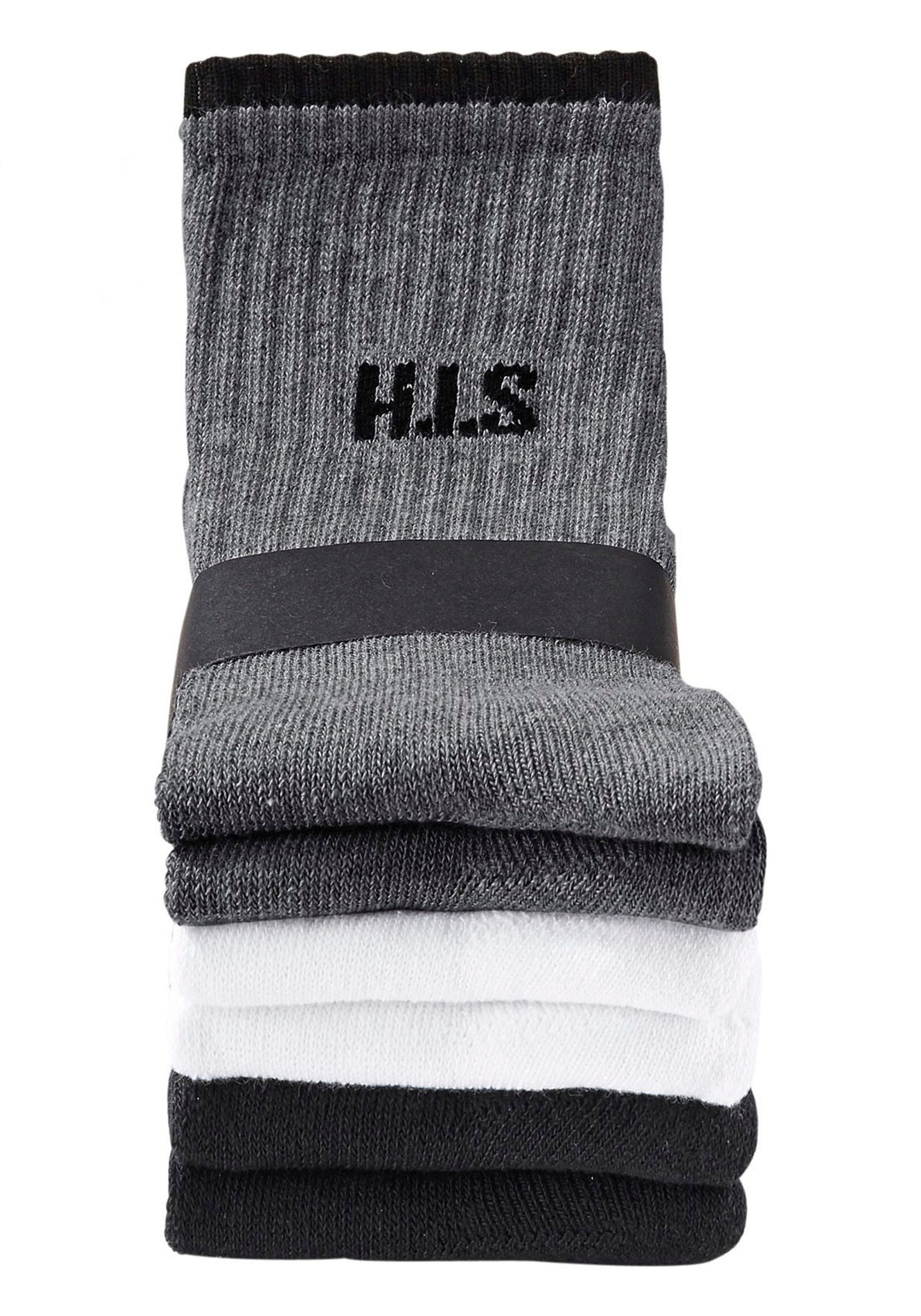H.I.S Sportsocken Packung, 6 Paar tlg. mit Frottee & verstärkten Belastungs günstig online kaufen