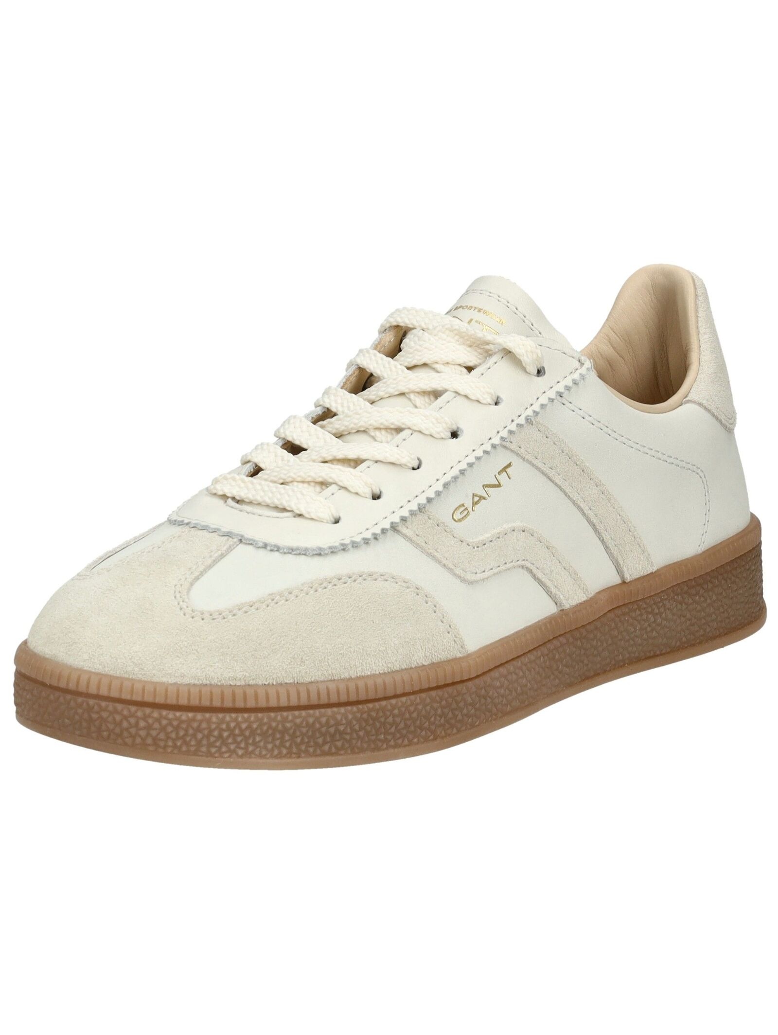 GANT Damen Sneaker "Gant Sneaker Leder", Gr. 38weiß, Leder, Schuhe