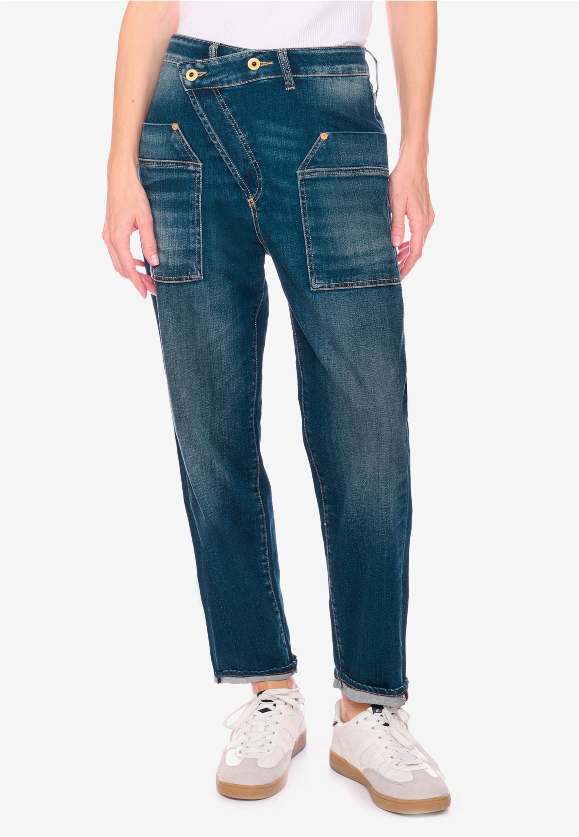 Le Temps Des Cerises Bequeme Jeans »COSYPOCK«, mit angesagtem Boyfriend-Schnitt