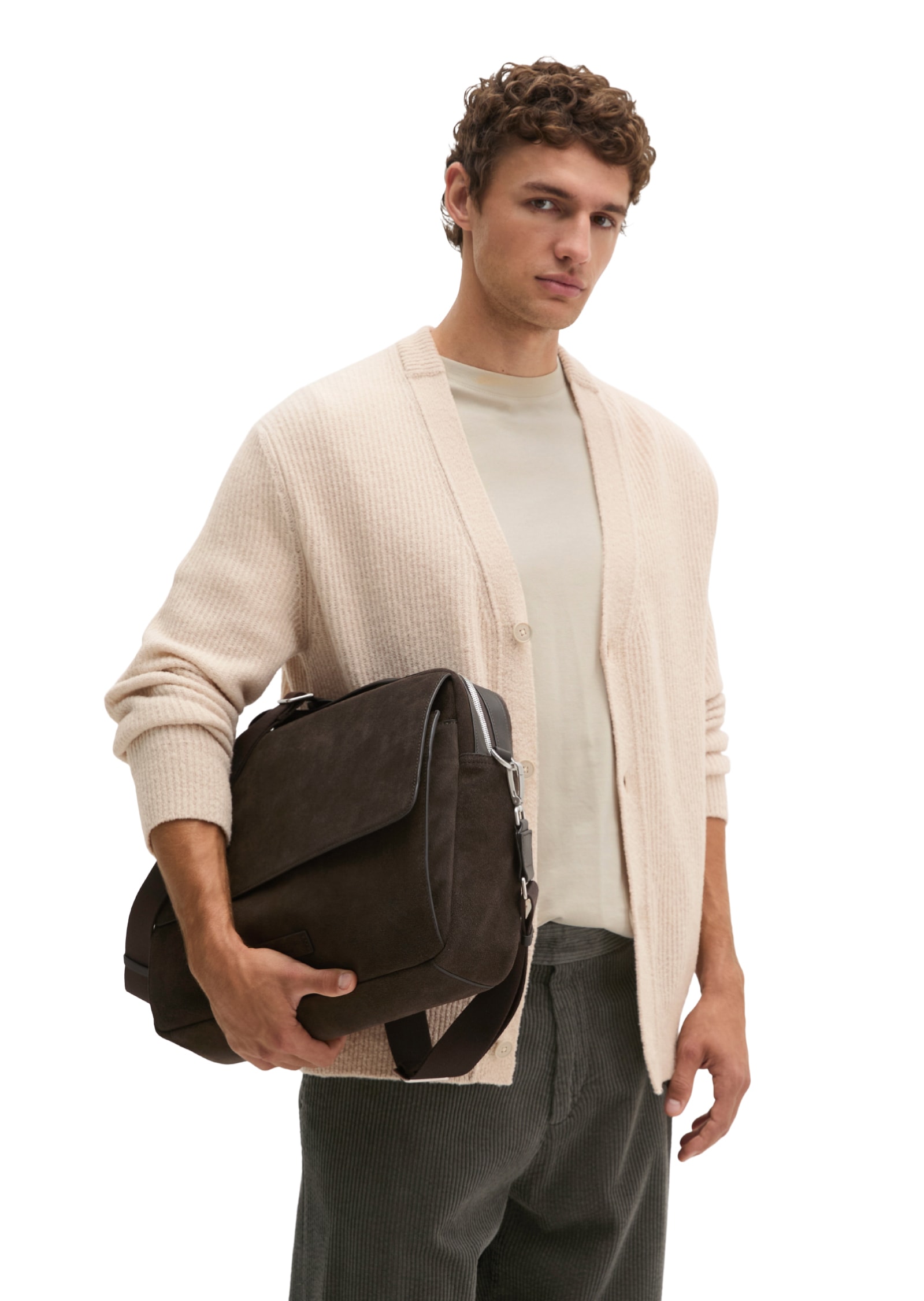 Marc O'Polo Businesstasche »aus softem Veloursleder«
