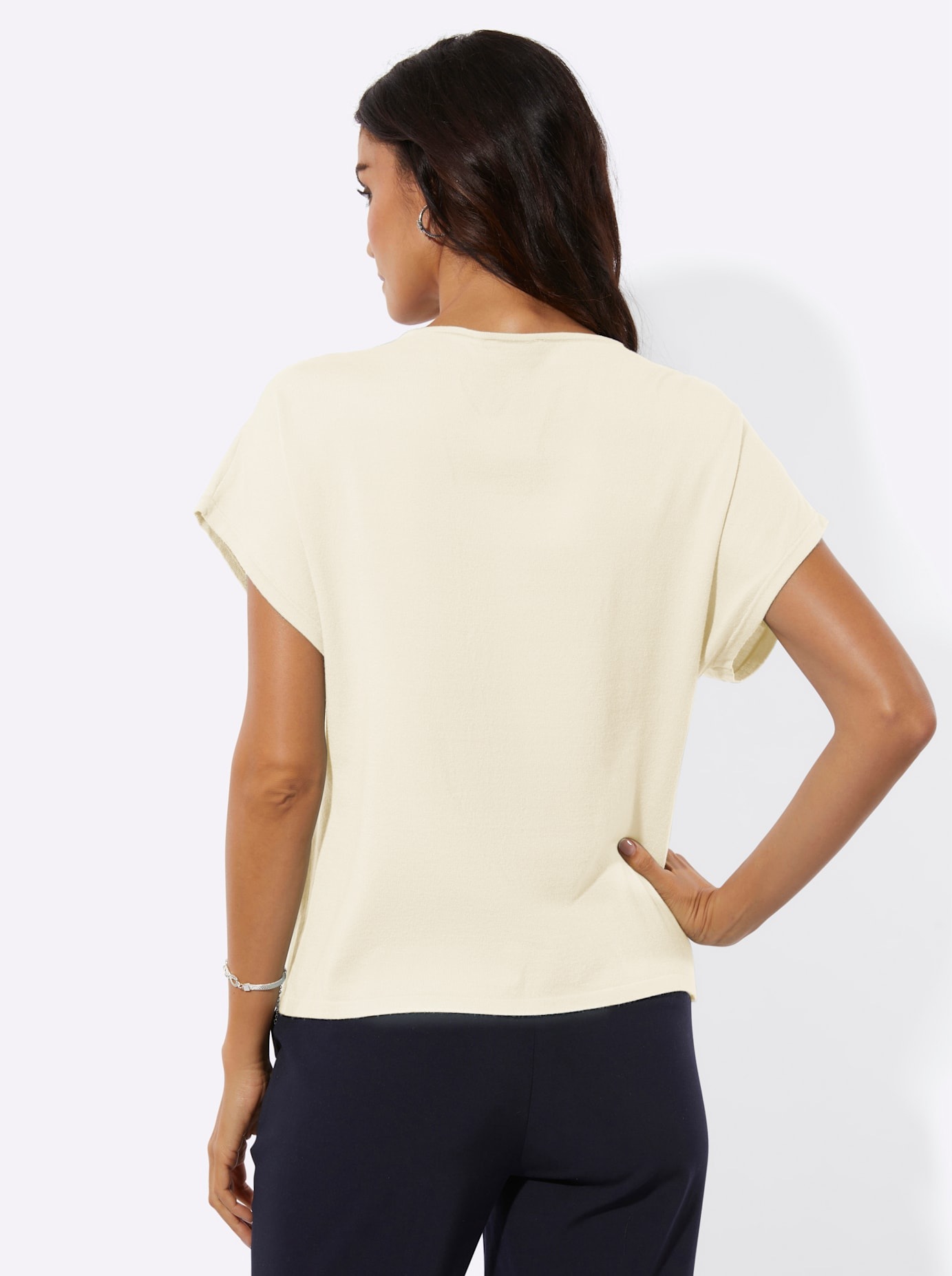 creation L Kurzarmpullover "Pullover" günstig online kaufen