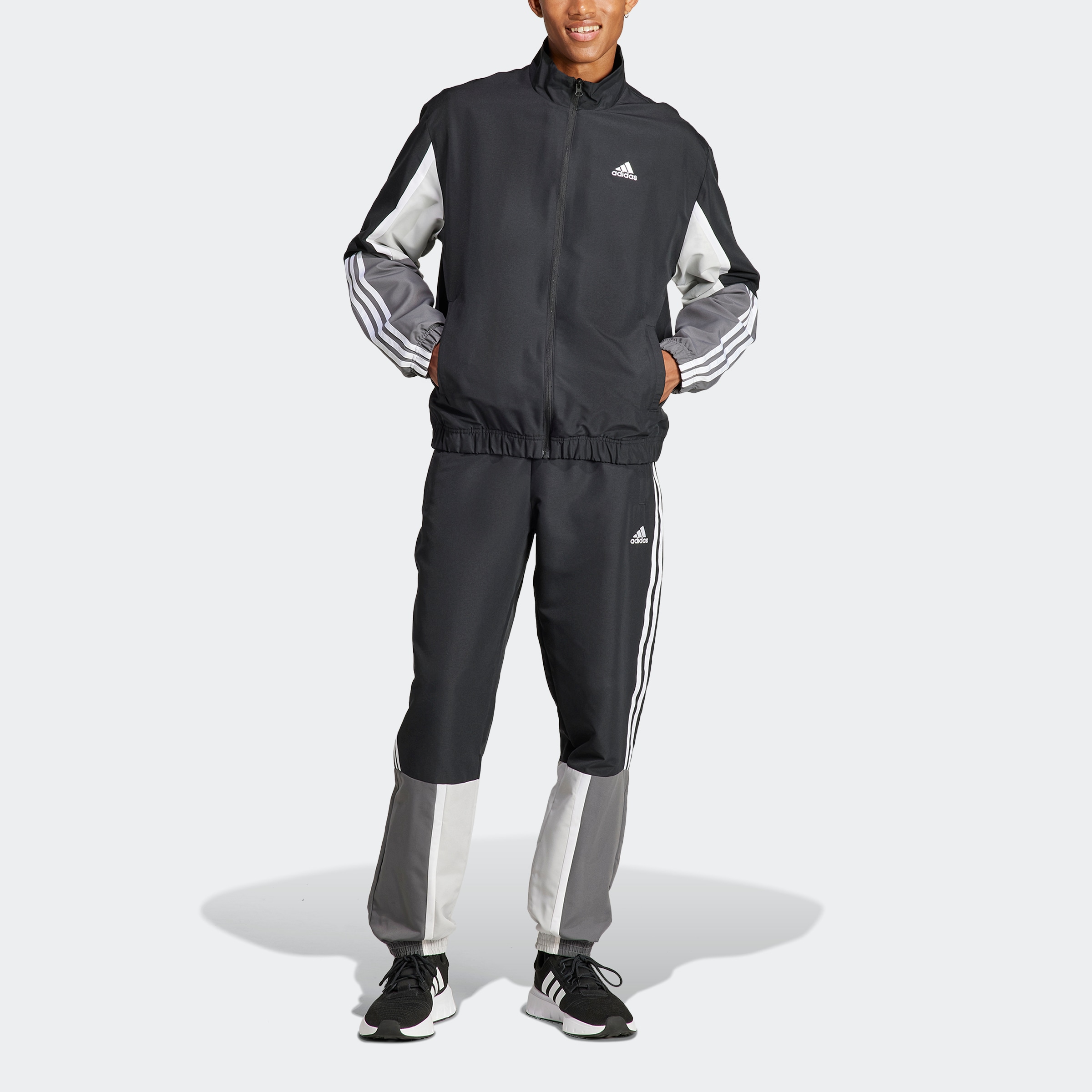 adidas Sportswear Trainingsanzug »M CB 3S TS«, (2 tlg.) auf Raten | BAUR