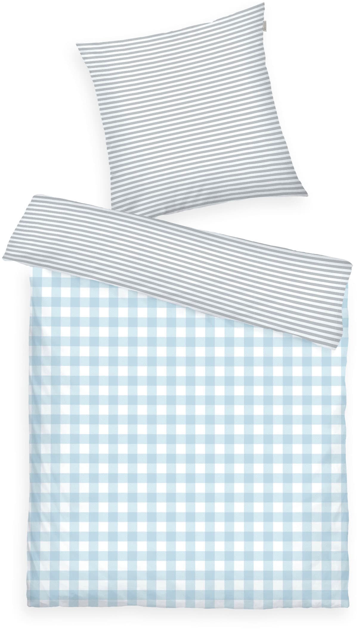 TOM TAILOR HOME Bettwäsche "CLASSIC CHECK in Gr. 135x200cm oder 155x220cm" 2 Stk. new bedroom, gewebtes Label