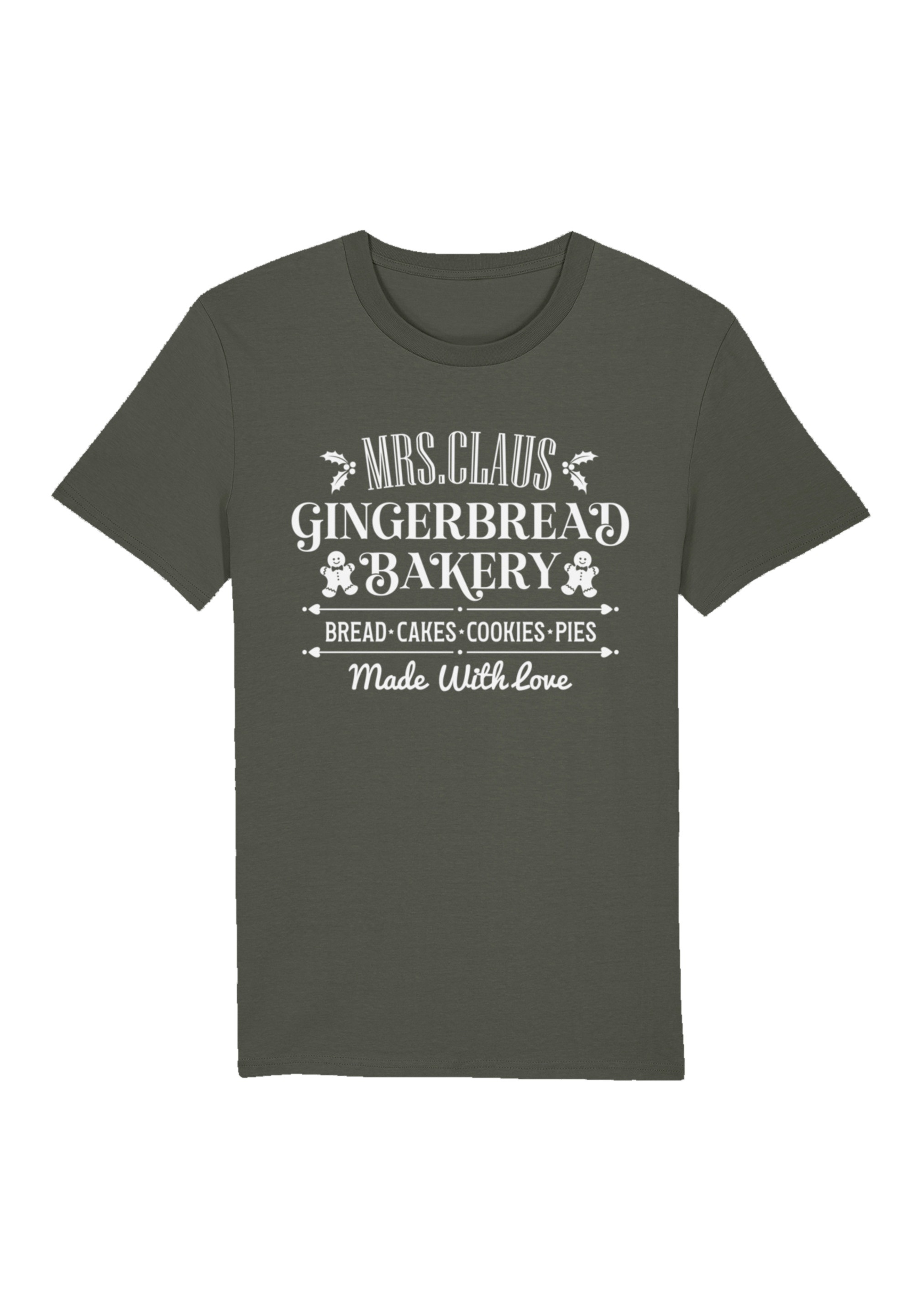 F4NT4STIC T-Shirt »Santas Gingerbread Bakery Weihnachten«, Premium Qualität