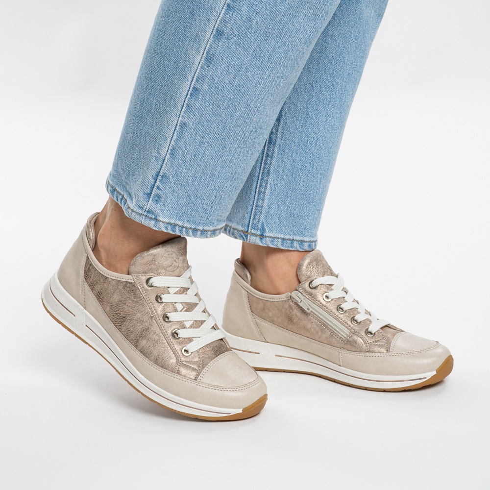 Ara Keilsneaker "OSAKA", Freizeitschuh, Halbschuh, Schnürschuh mit Wechself günstig online kaufen