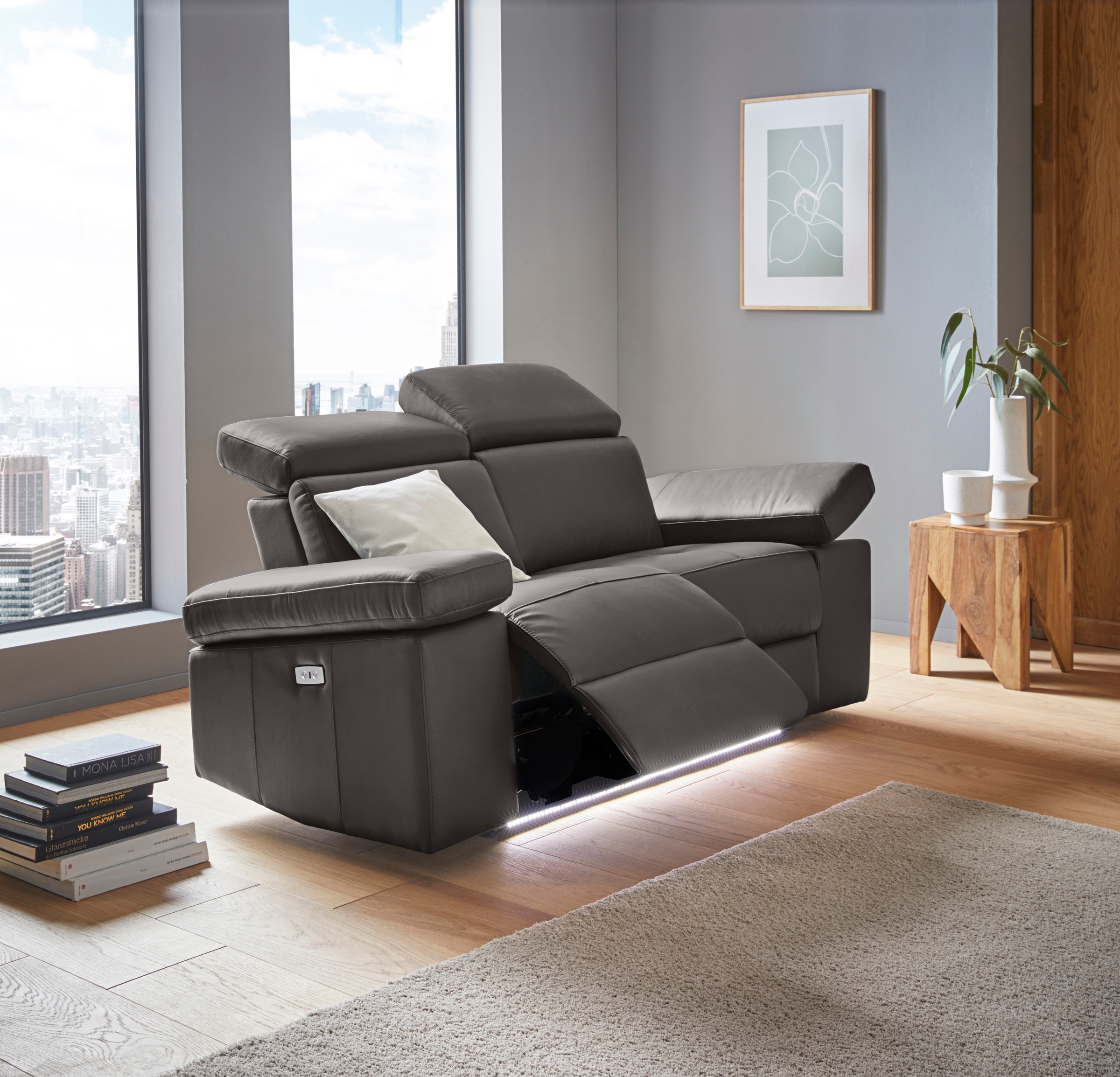 Home affaire 2-Sitzer "Kilado" mit Relaxfunktion, verstellbarer Armlehne, K günstig online kaufen