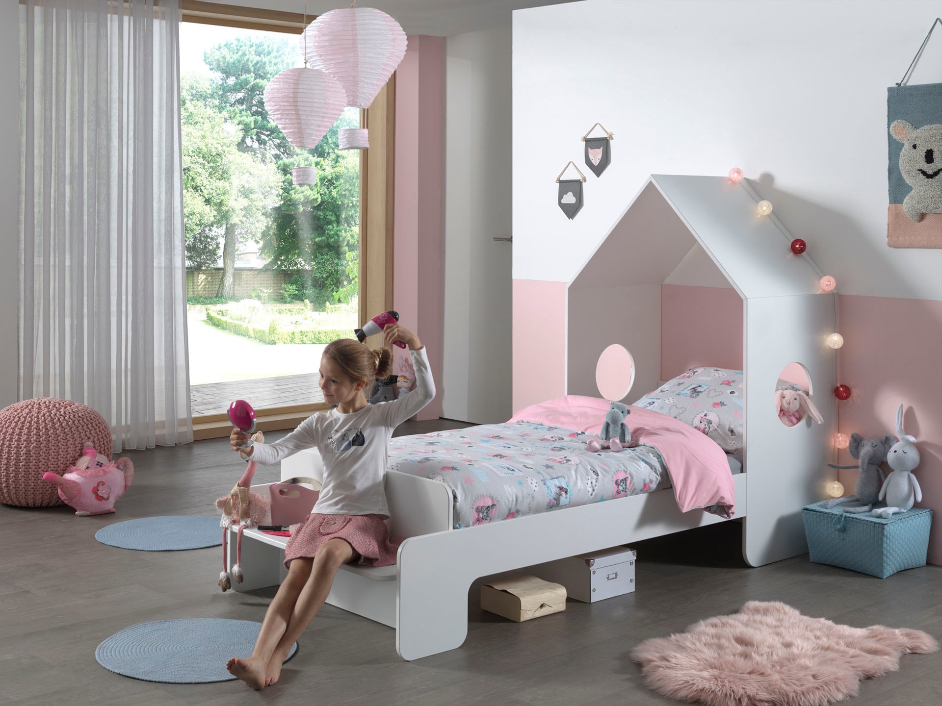 Vipack Kinderbett »Casami«, (Made in Europe), Hausbett