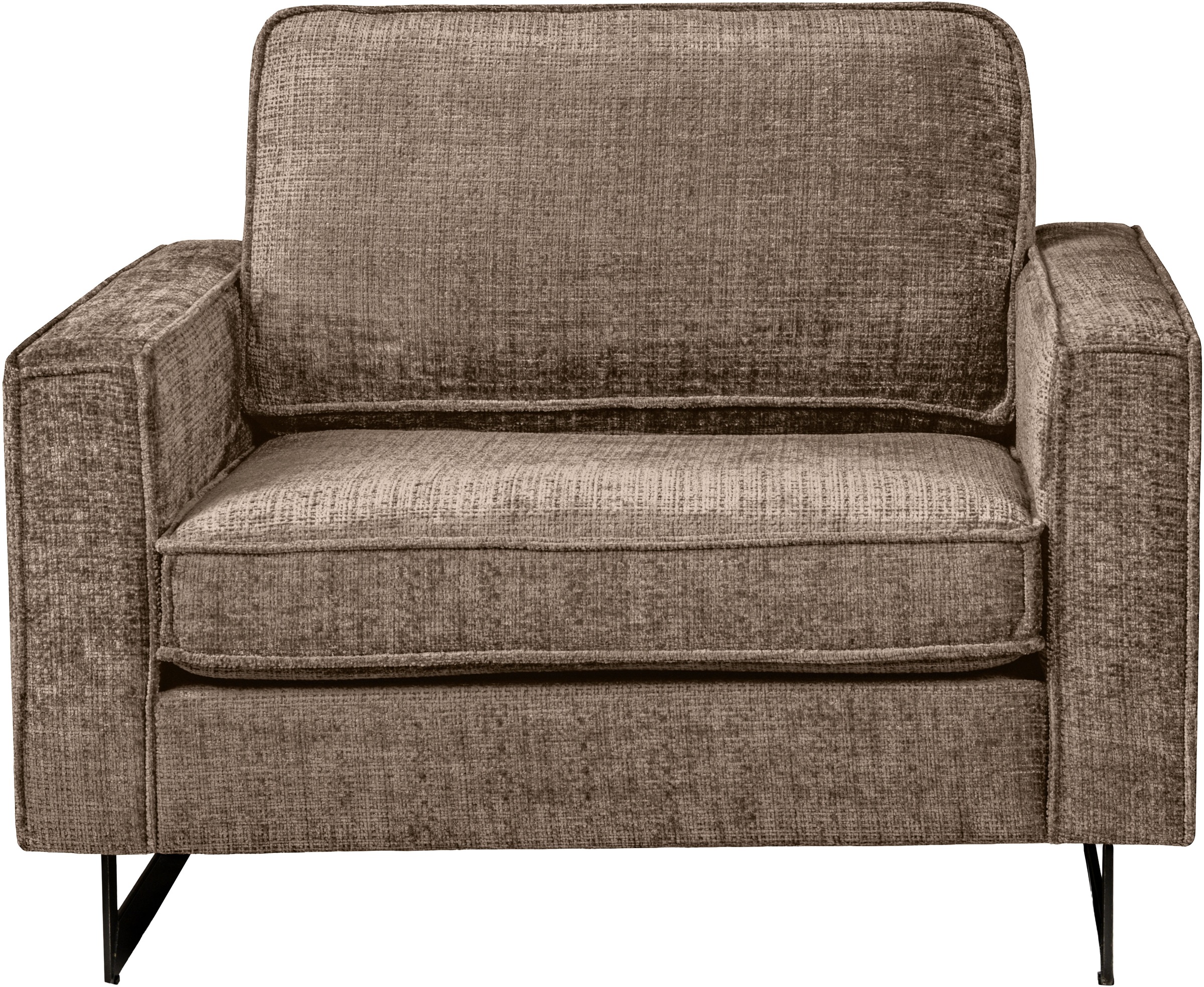 Home affaire Loveseat "Pinto 105 cm, Cord, Chenille, Lederoptik" mit Keder, günstig online kaufen