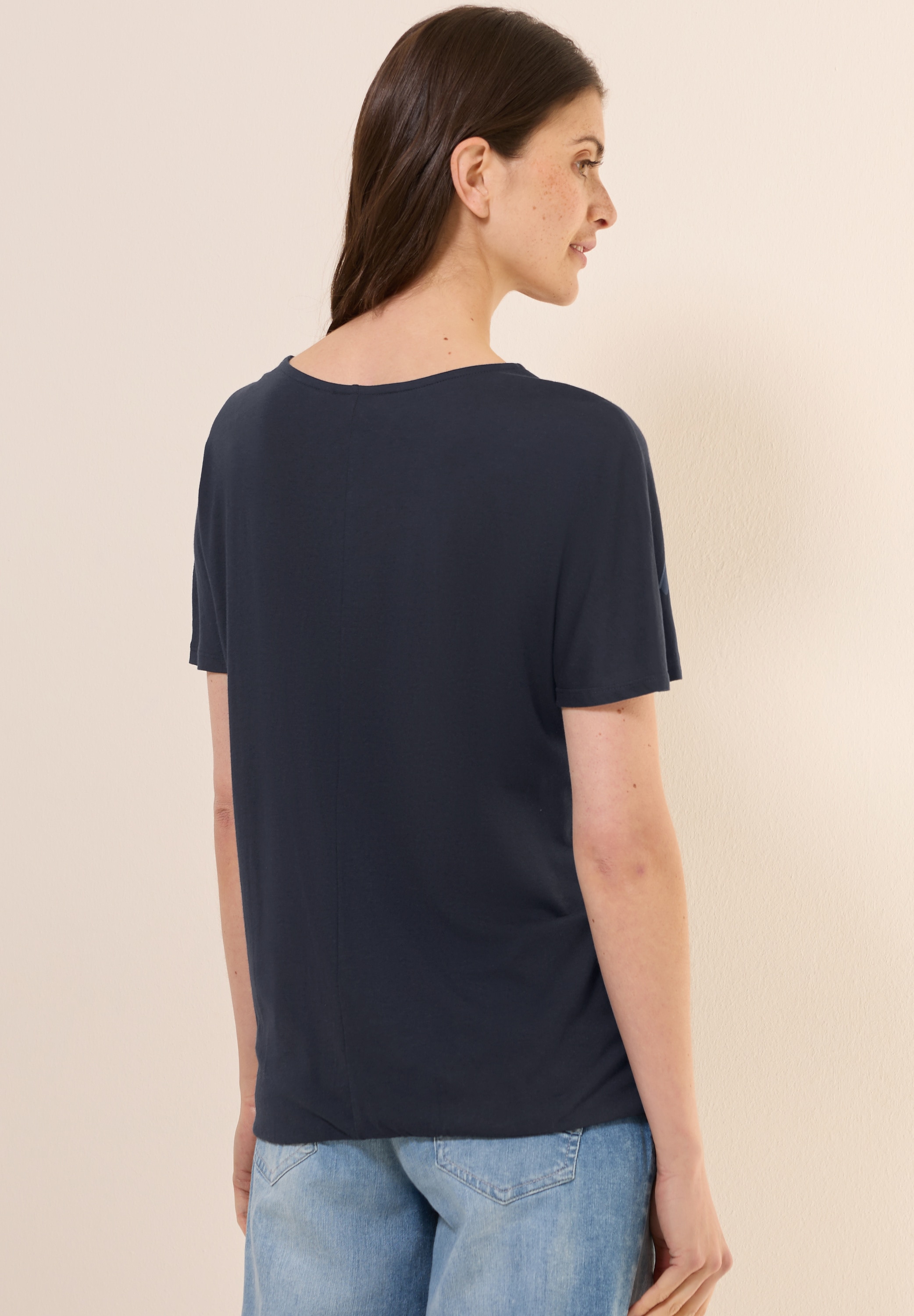 Cecil T-Shirt, mit U-Boot-Ausschnitt