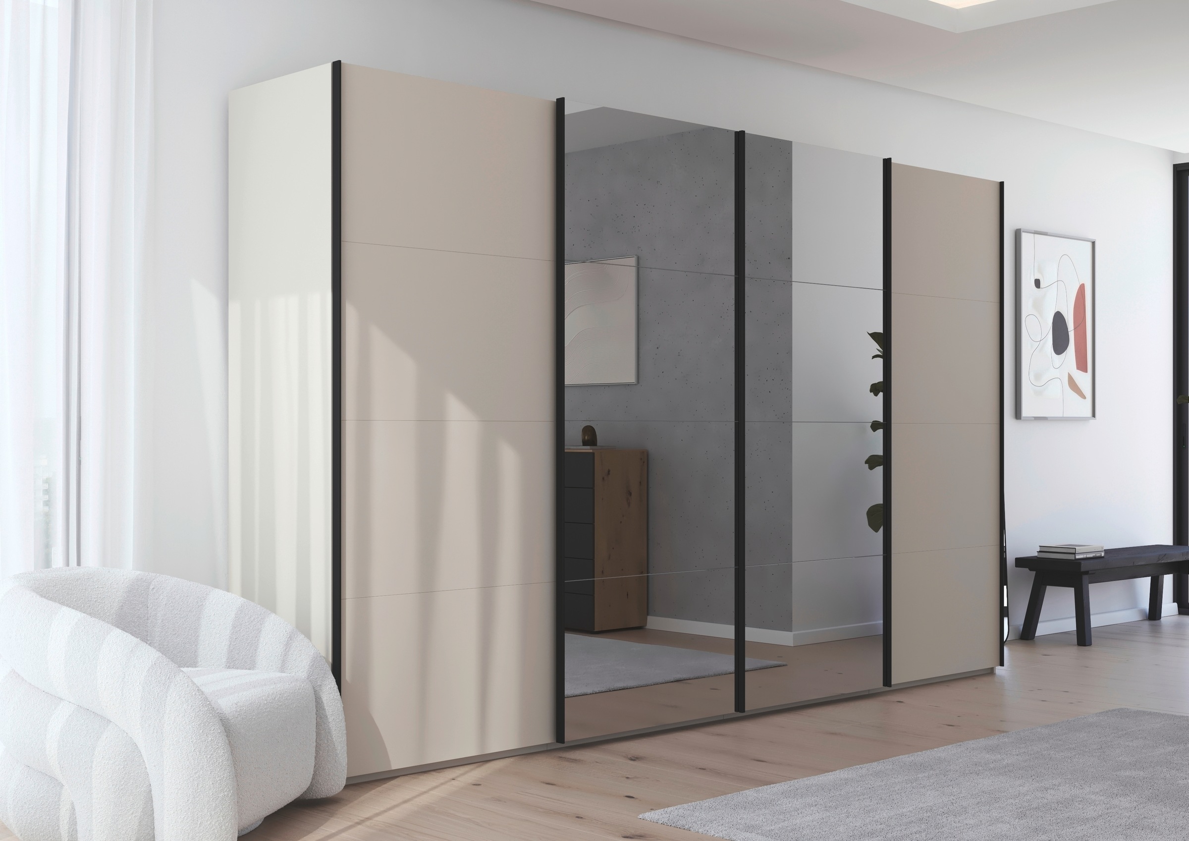 rauch Schwebetürenschrank "Kleiderschrank Schrank Garderobe Schlafzimmersch günstig online kaufen