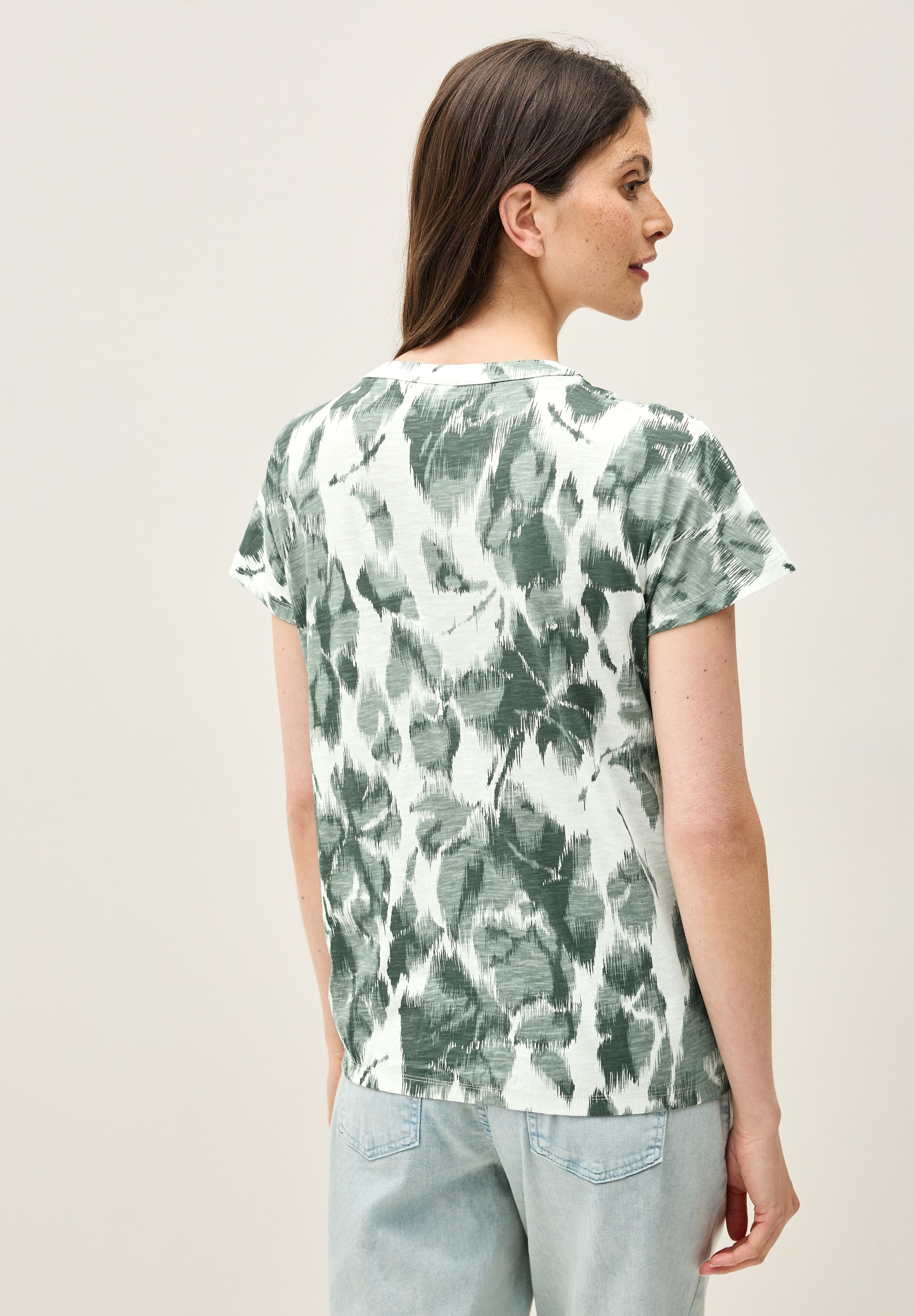 Cecil Print-Shirt, aus reiner Baumwolle