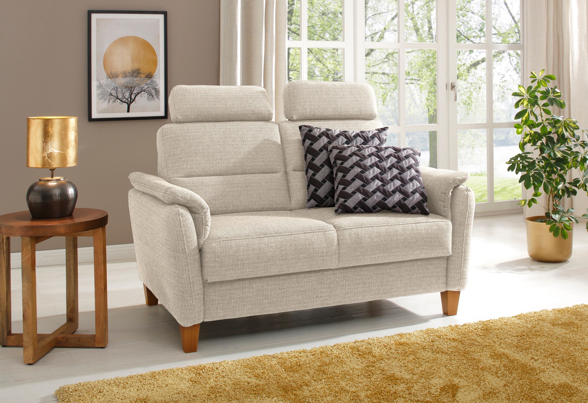 Home affaire 2-Sitzer "Palmera, B: 149 cm" mit Federkern günstig online kaufen