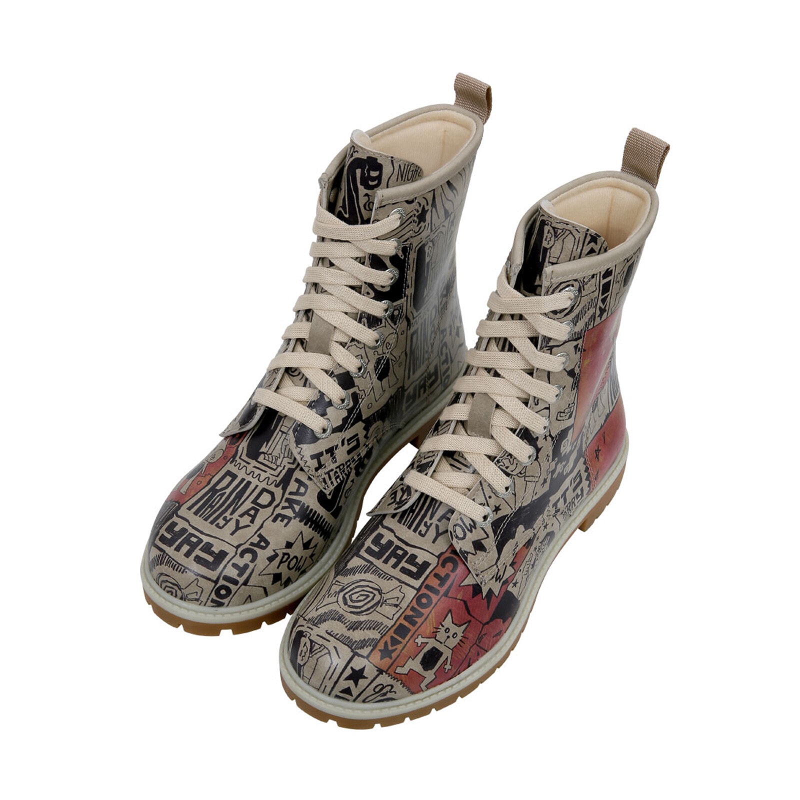 DOGO Schnürboots »Longe Boots Schnürstiefel Star Girl Damen Stiefeletten«  Handgefertigt