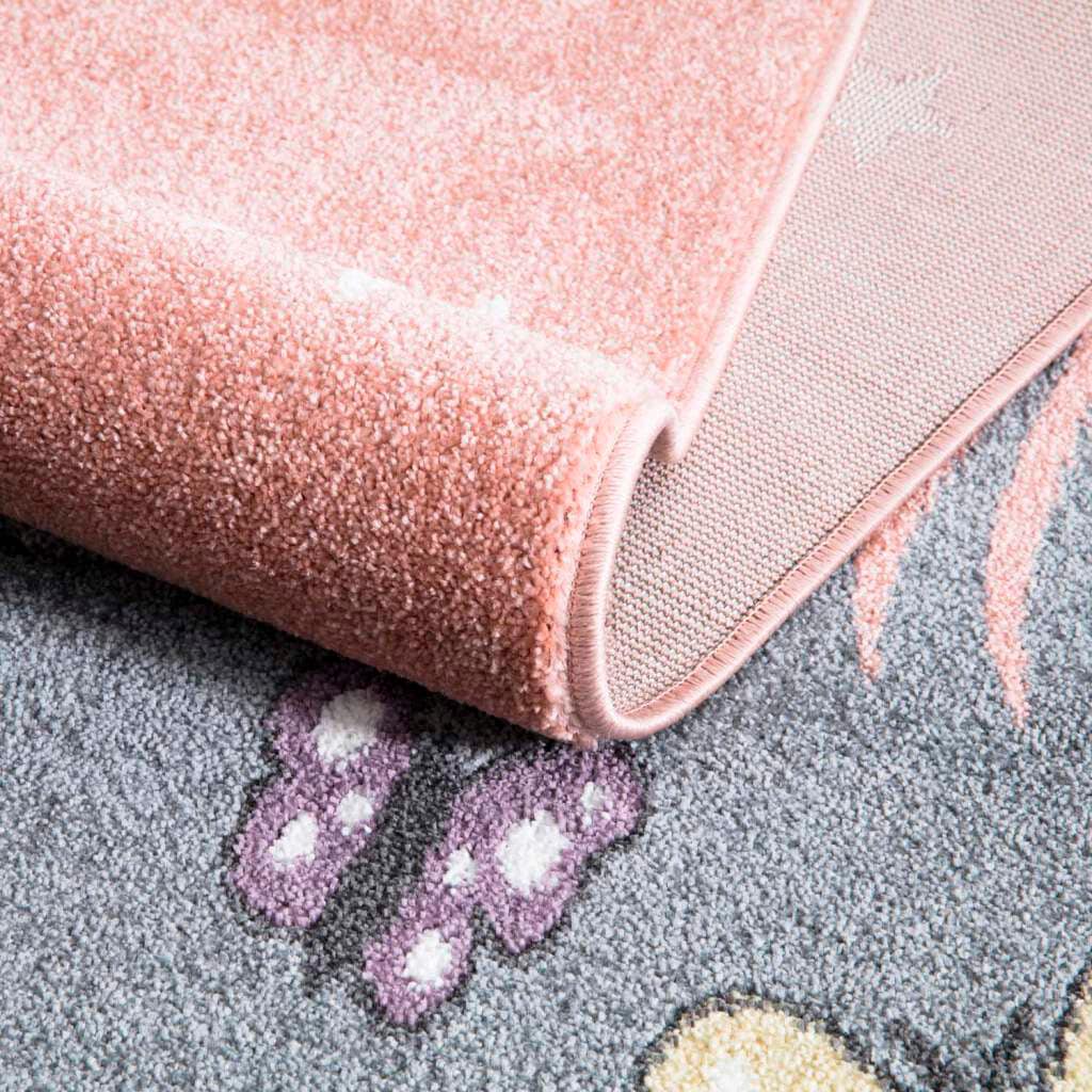 Carpet City Kinderteppich »ANIME916«, rund, 11 mm Höhe, Kinderzimmer Teppich Modern mit lustigen Cartoon-Figuren, Multi
