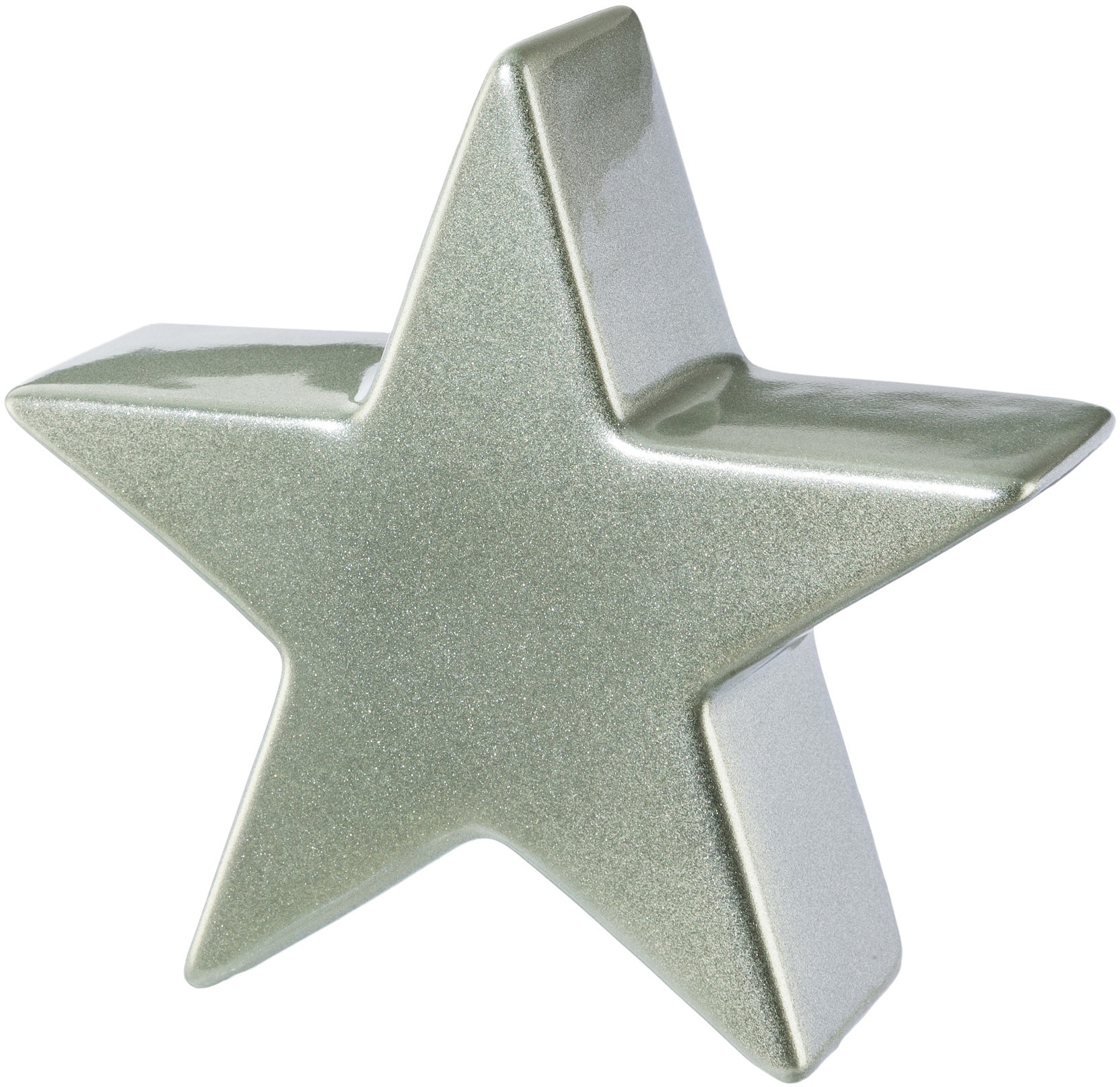 Creativ deco Dekostern »Weihnachtsstern, Weihnachtsdeko«, (4 St.), mit schimmernder Oberfläche