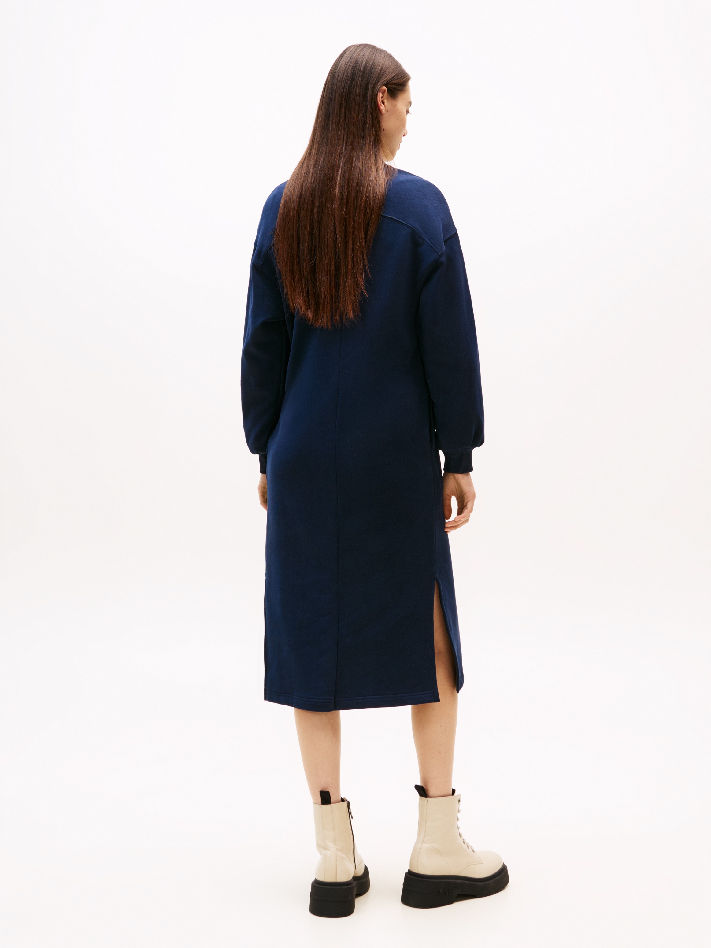 Tommy Jeans Sweatkleid "TJW BADGE SWEAT MIDI DRESS" günstig online kaufen