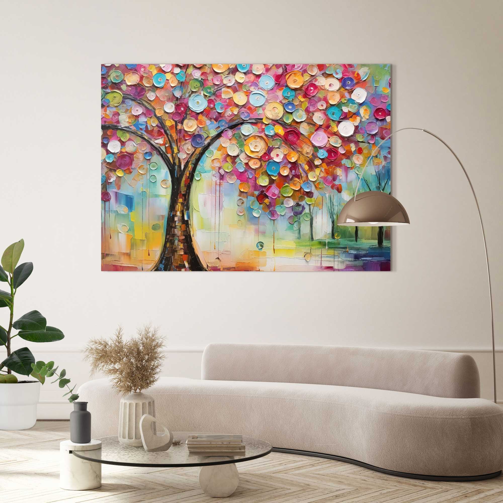 Deco-Panel »Life Tree - colourful«