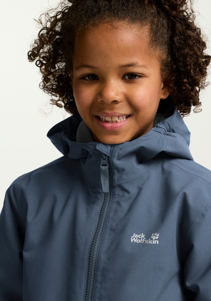 Jack Wolfskin Outdoorjacke »SNOW DAYS JKT KIDS« für Kinder, wasserdichte Ausstattung, mit kuscheligem Innenfutter