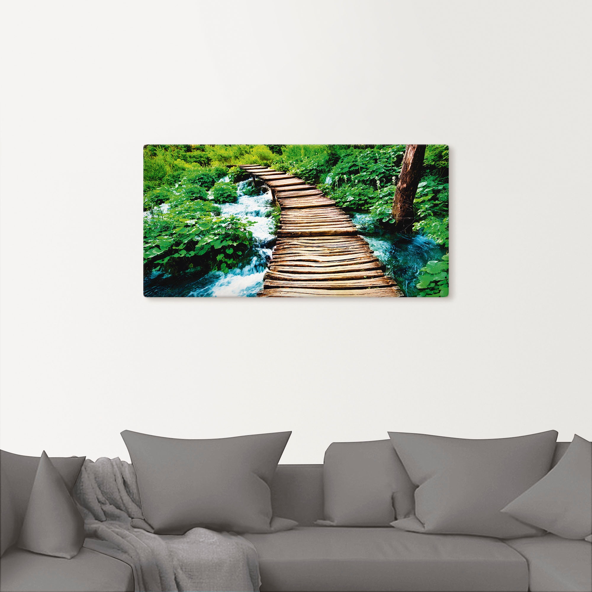 Artland Wandbild »Strandpromenade«, Gewässer, (1 St.), als Alubild, Outdoorbild, Leinwandbild, Wandaufkleber, versch. Größen