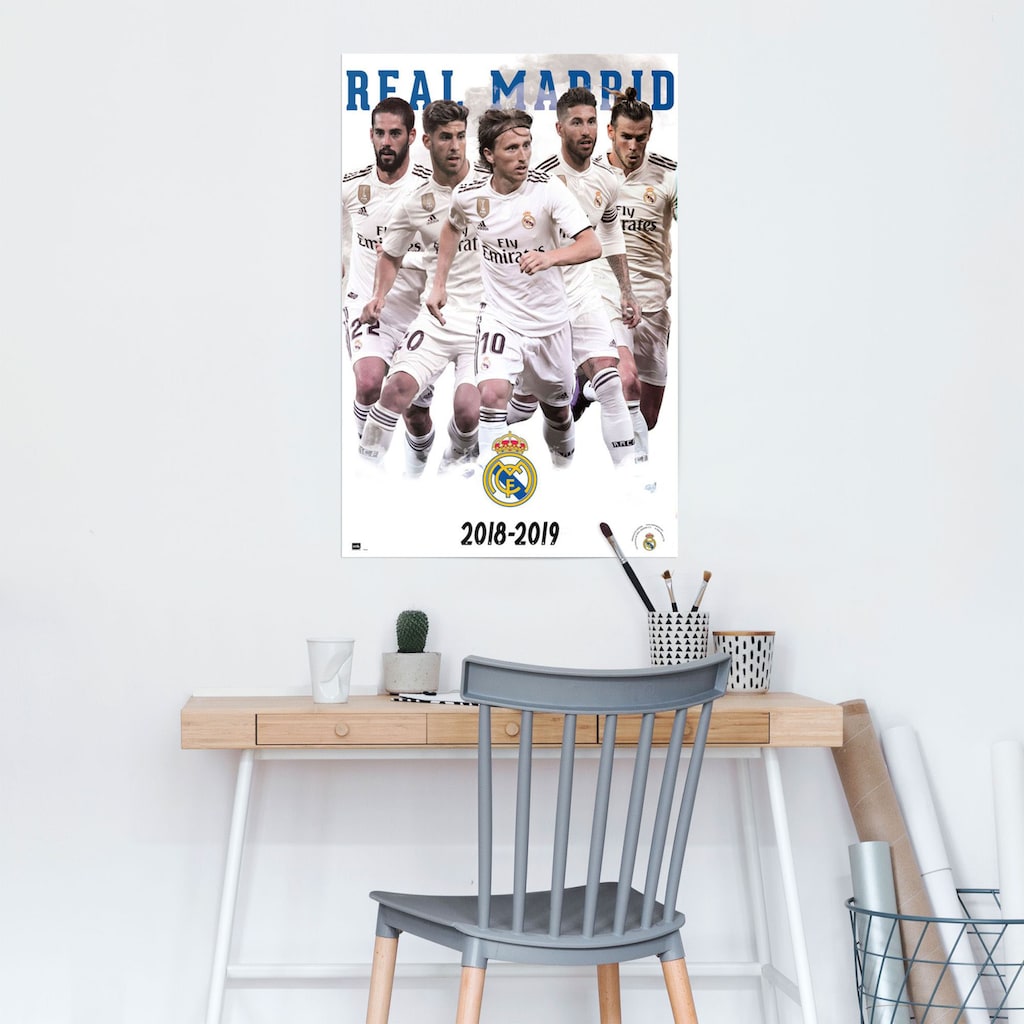 Reinders! Poster »Real Madrid Teamstars 2018/19«, (1 St.)