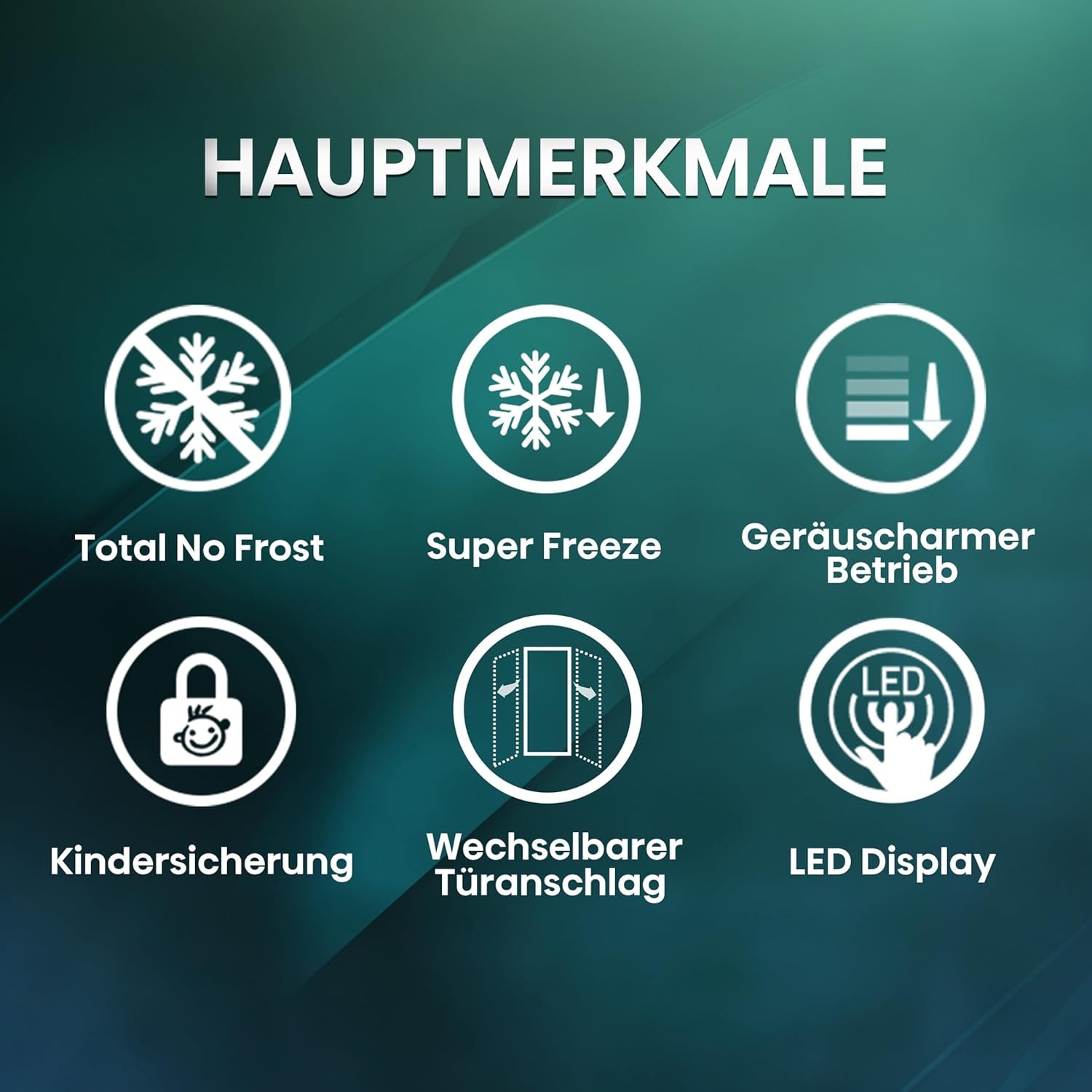 Hisense Gefrierschrank »FV298N4AWE«, 172 cm hoch, 59,5 cm breit, NoFrost - nie wieder abtauen!