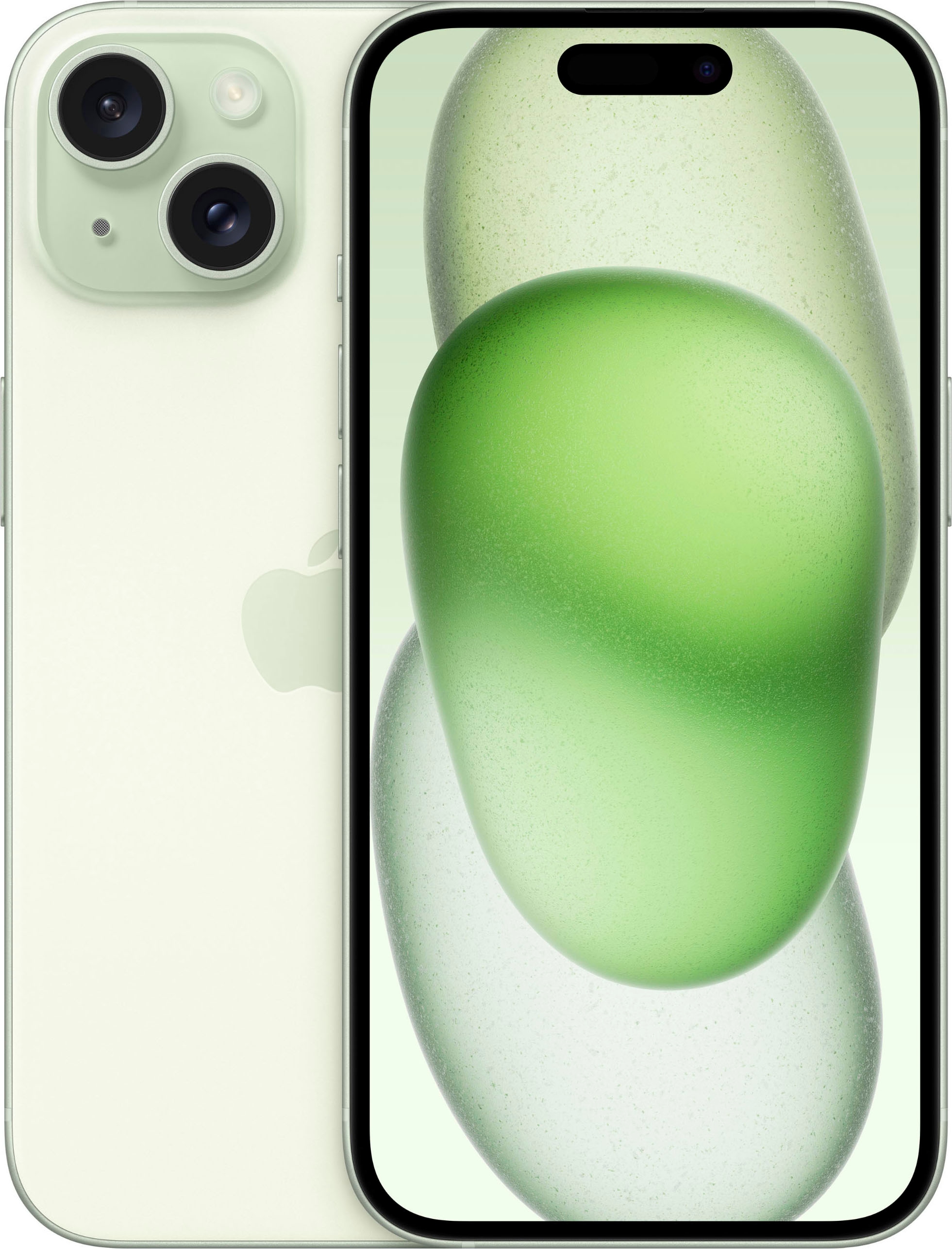 Smartphone »iPhone 15 128GB«, grün, 15,5 cm/6,1 Zoll, 128 GB Speicherplatz, 48 MP Kamera