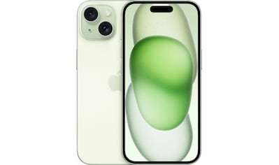 Smartphone »iPhone 15 256GB«, grün, 15,5 cm/6,1 Zoll, 256 GB Speicherplatz, 48 MP Kamera