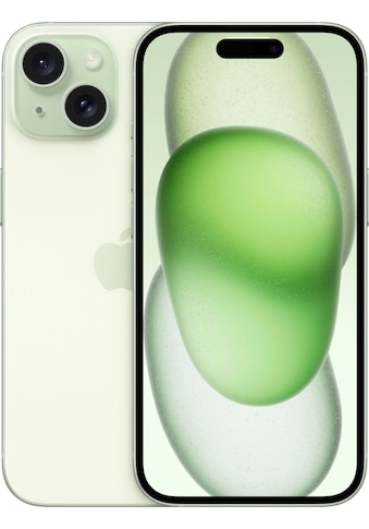 Smartphone »iPhone 15 256GB«, grün, 15,5 cm/6,1 Zoll, 256 GB Speicherplatz, 48 MP Kamera