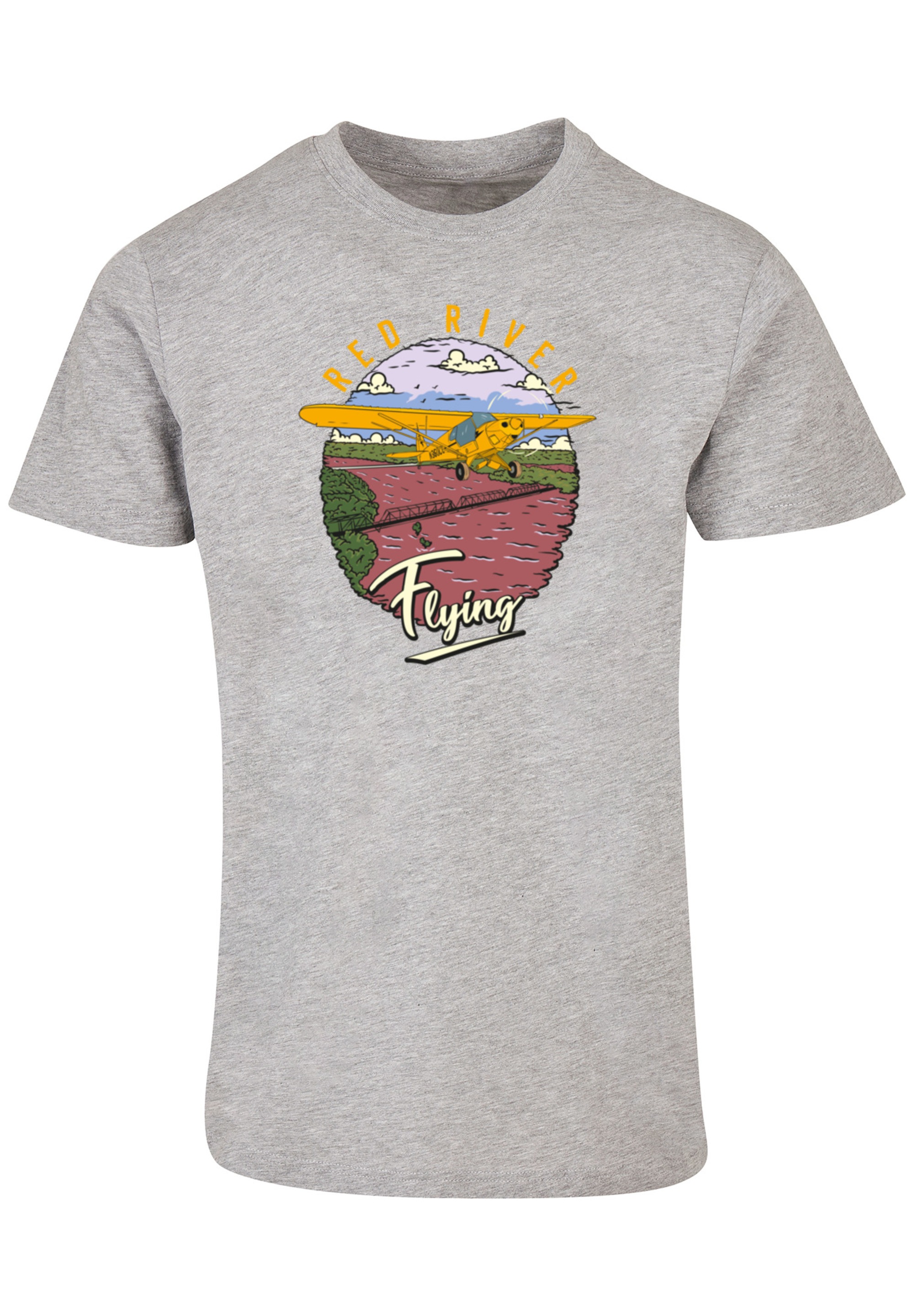 F4NT4STIC T-Shirt »Red River Flying«, Print