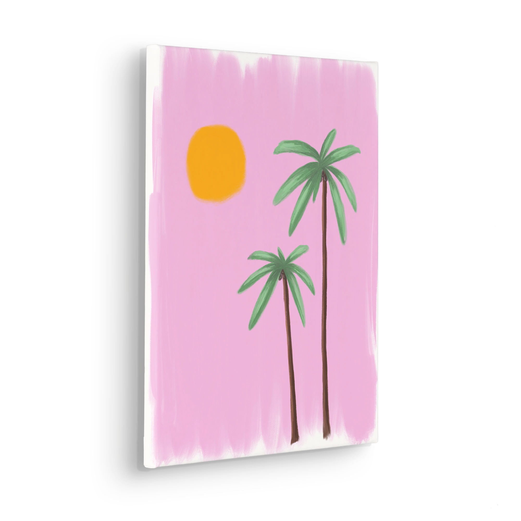 Komar Leinwandbild "Ibiza Sunset - Größe 30 x 40 cm" Natur 1 Stk. tlg. Keil günstig online kaufen