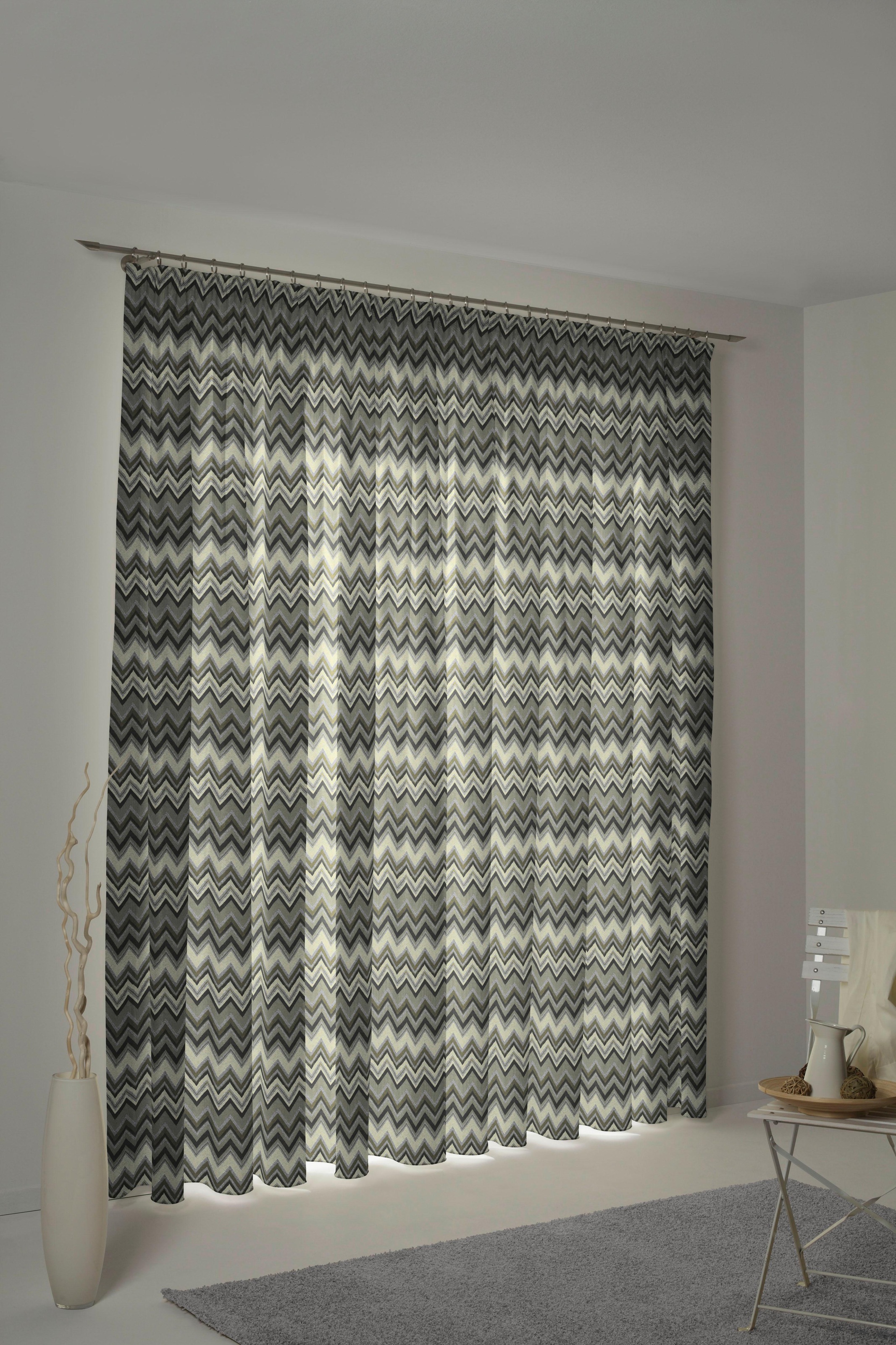 Wirth Vorhang "Benewitz" Kräuselband 1 Stk. tlg. günstig online kaufen