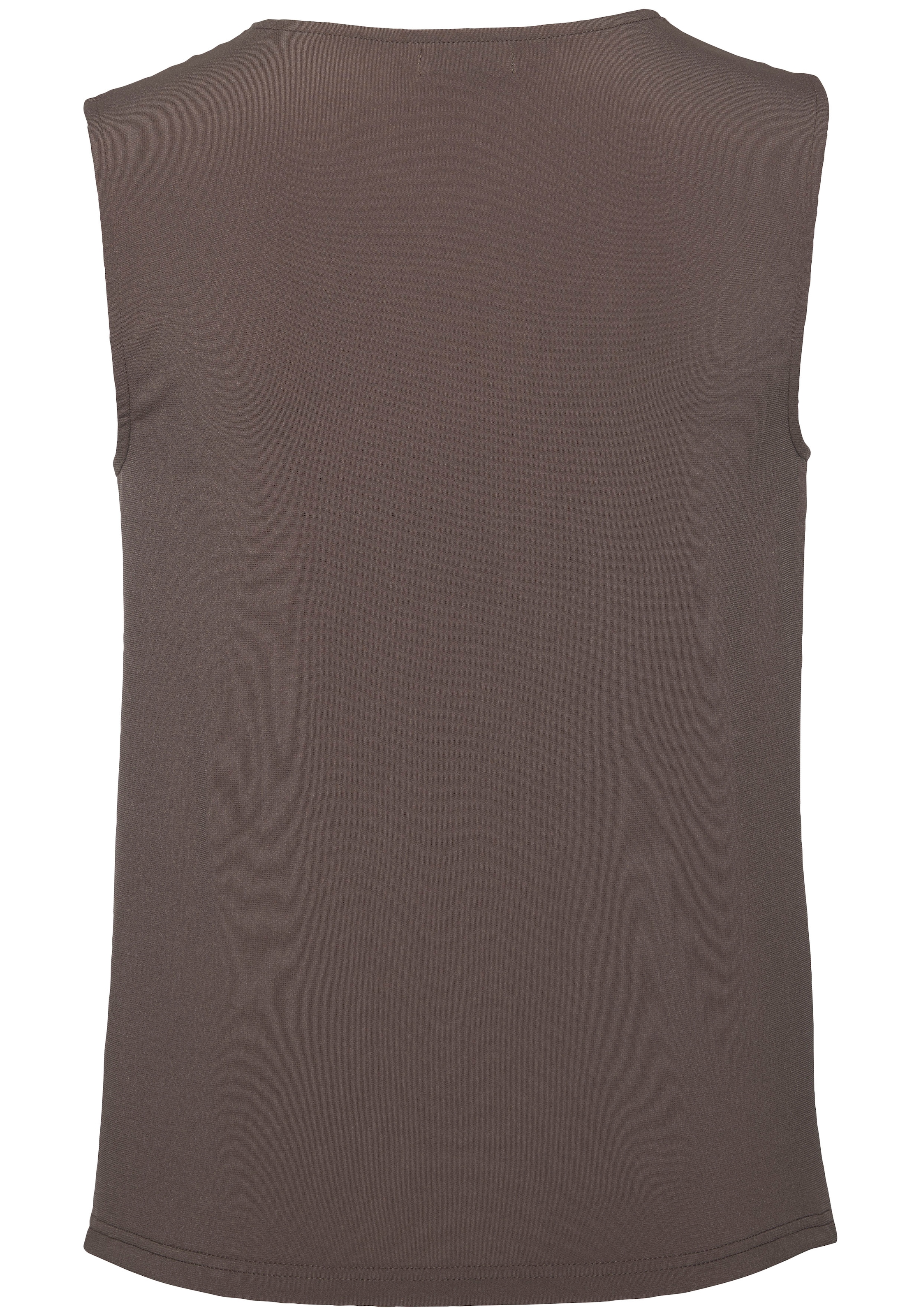 LASCANA Tanktop, aus glatter Jerseyqualität mit Cut-out, elegantes Sommertop, bügelfrei
