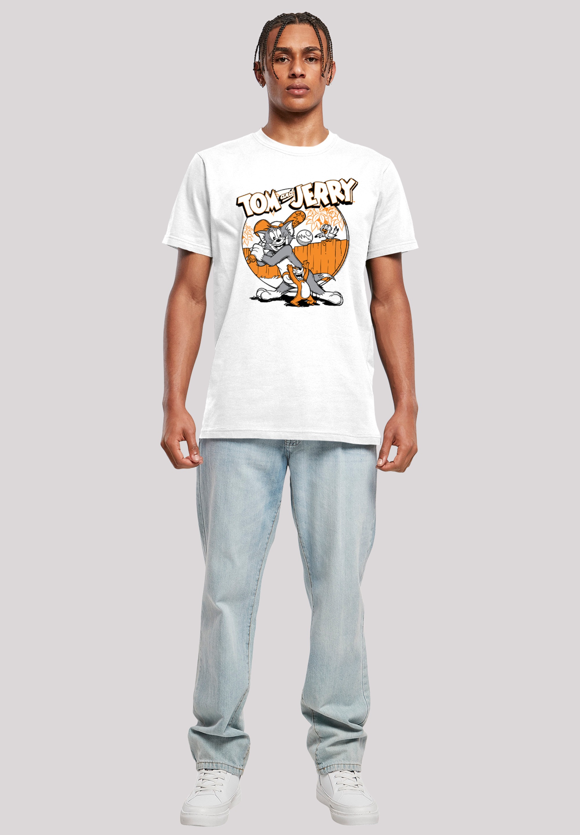F4NT4STIC T-Shirt »Tom and Jerry TV Serie Play Baseball«, Print