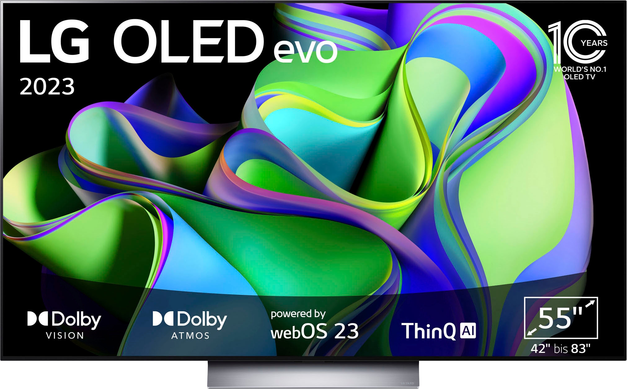 OLED-Fernseher, 139 cm/55 Zoll, 4K Ultra HD, Smart-TV, OLED evo, bis zu 120 Hz, α9...