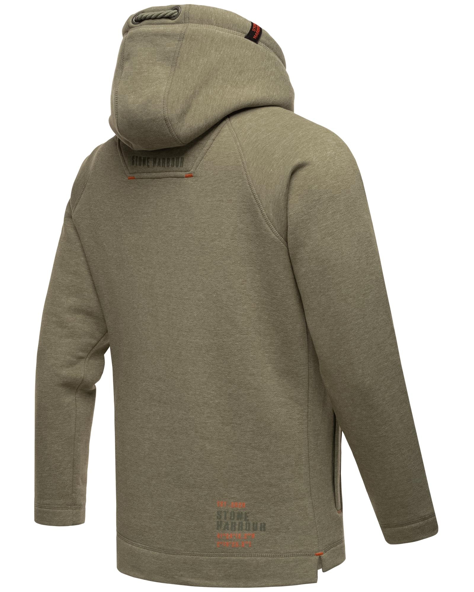 Stone Harbour Hoodie »Caspian Sailor«, Sportlicher Kapuzenpullover mit großen Kordeln