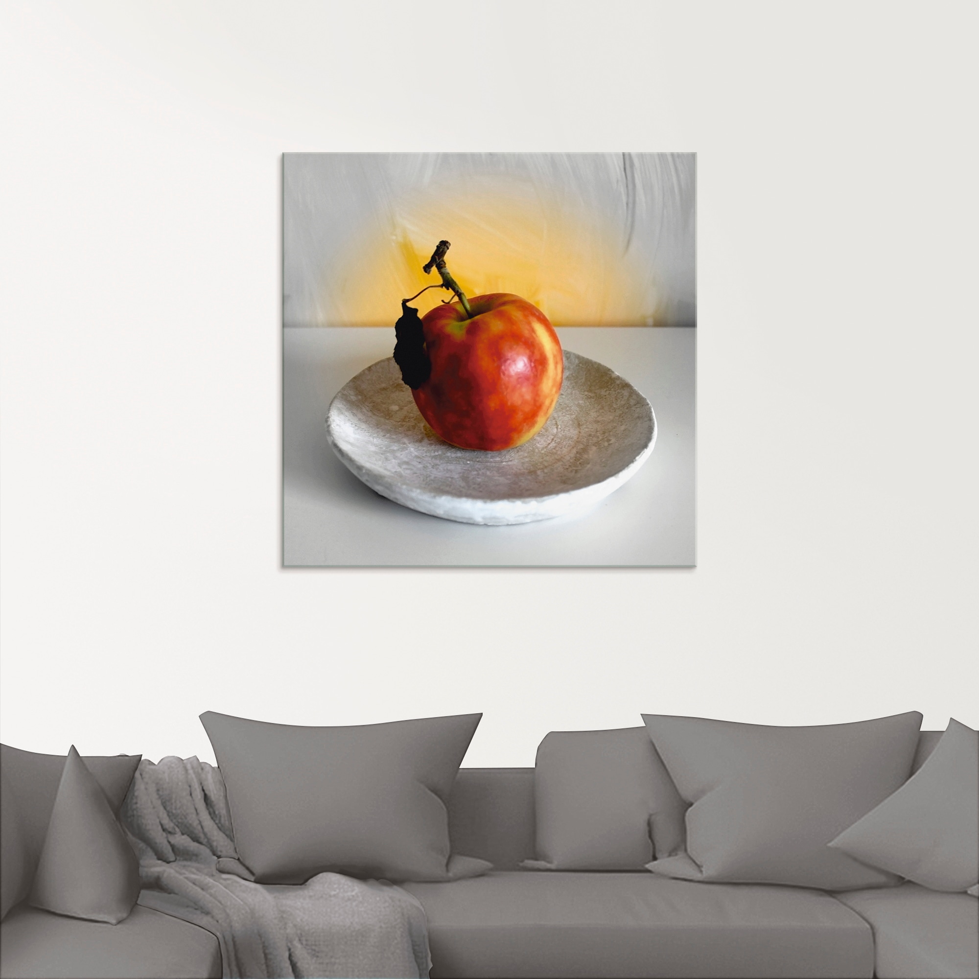 Artland Glasbild »Ein Apfel am Tag«, Arrangements, (1 St.), in verschiedenen Größen
