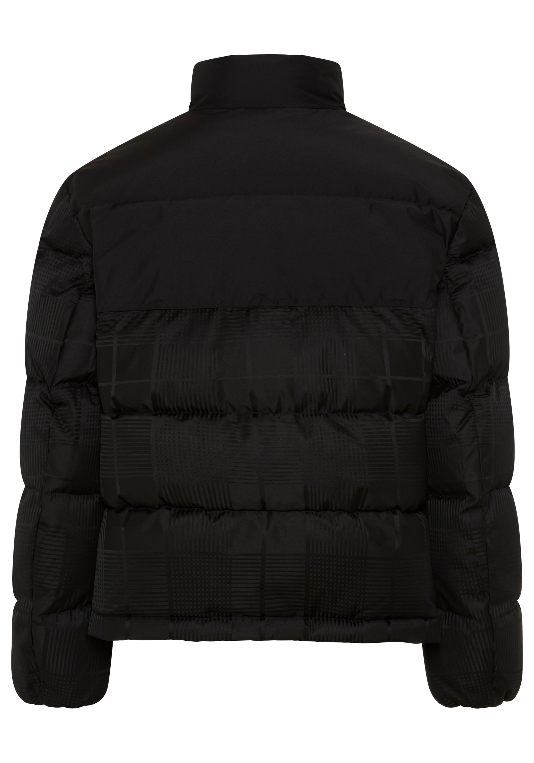 HUGO Steppjacke »Baltos« ohne Kapuze mit kariertem Jacquard-Muster, wasserabweisendes Finish, Regular Fit